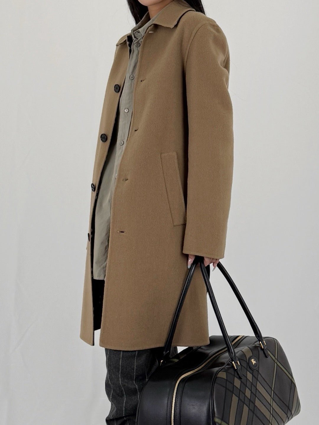 BURBERRY - M S Breasted Coat - AW25 - CML BN/TRCL BN IP CK