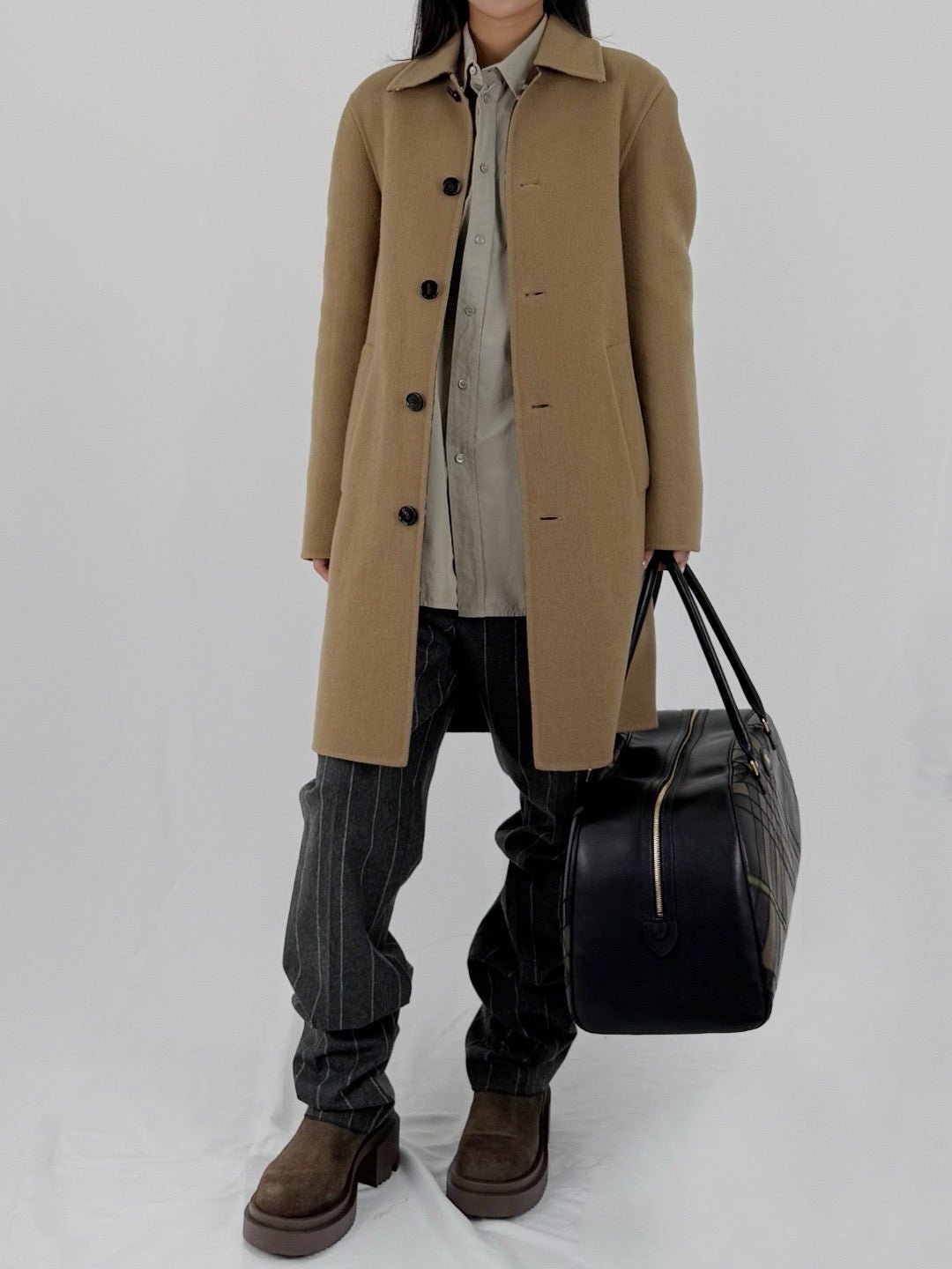 BURBERRY - M S Breasted Coat - AW25 - CML BN/TRCL BN IP CK