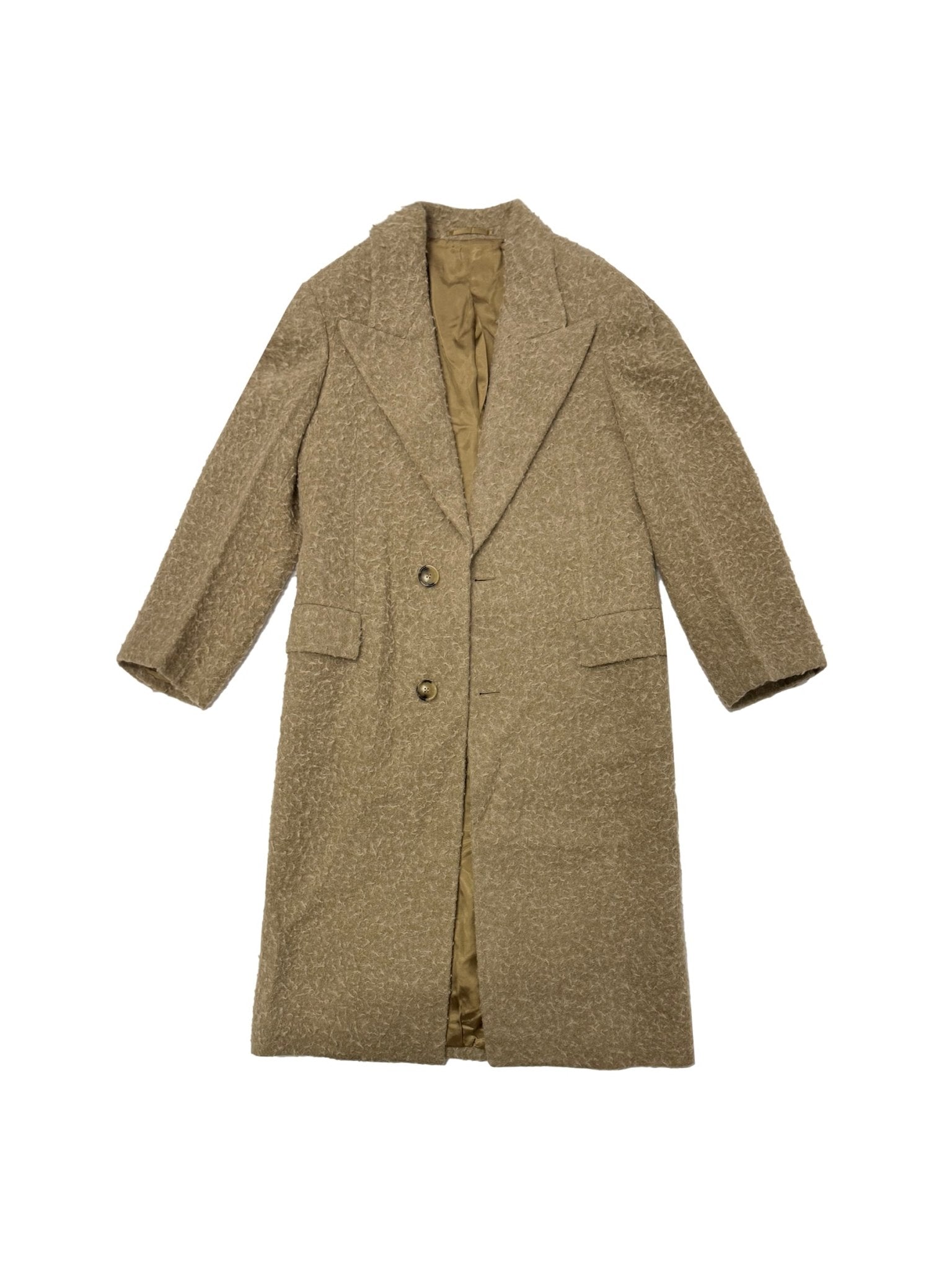 BURBERRY - M S Breasted Coat - CLAY