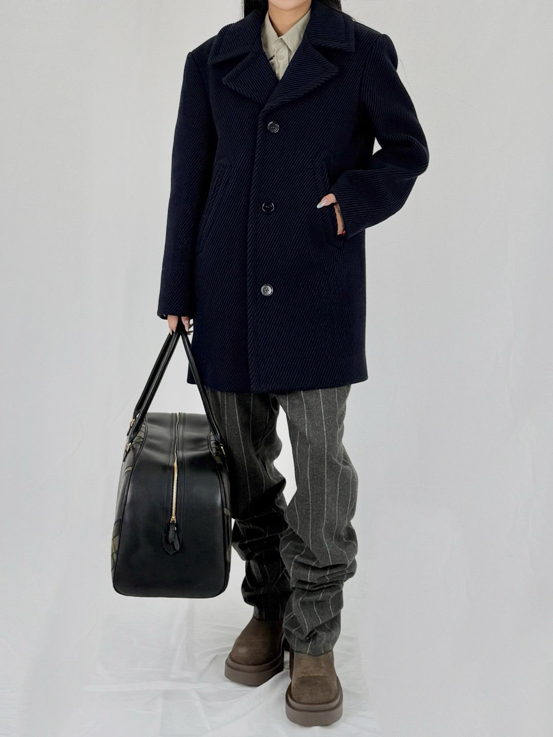 BURBERRY - M Tailored Coat - AW25 - NHTSHD BLU/TWLGHT BL