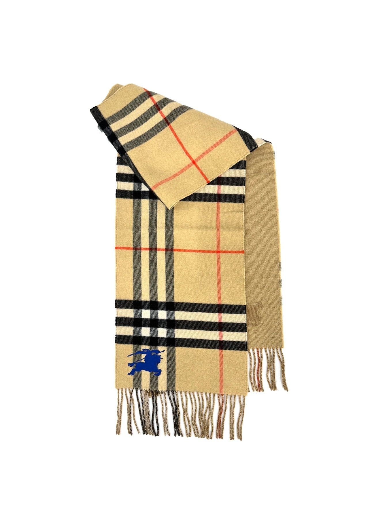 Burberry Sand Mu Ekd To Gc Jacq Cashmere Scarves