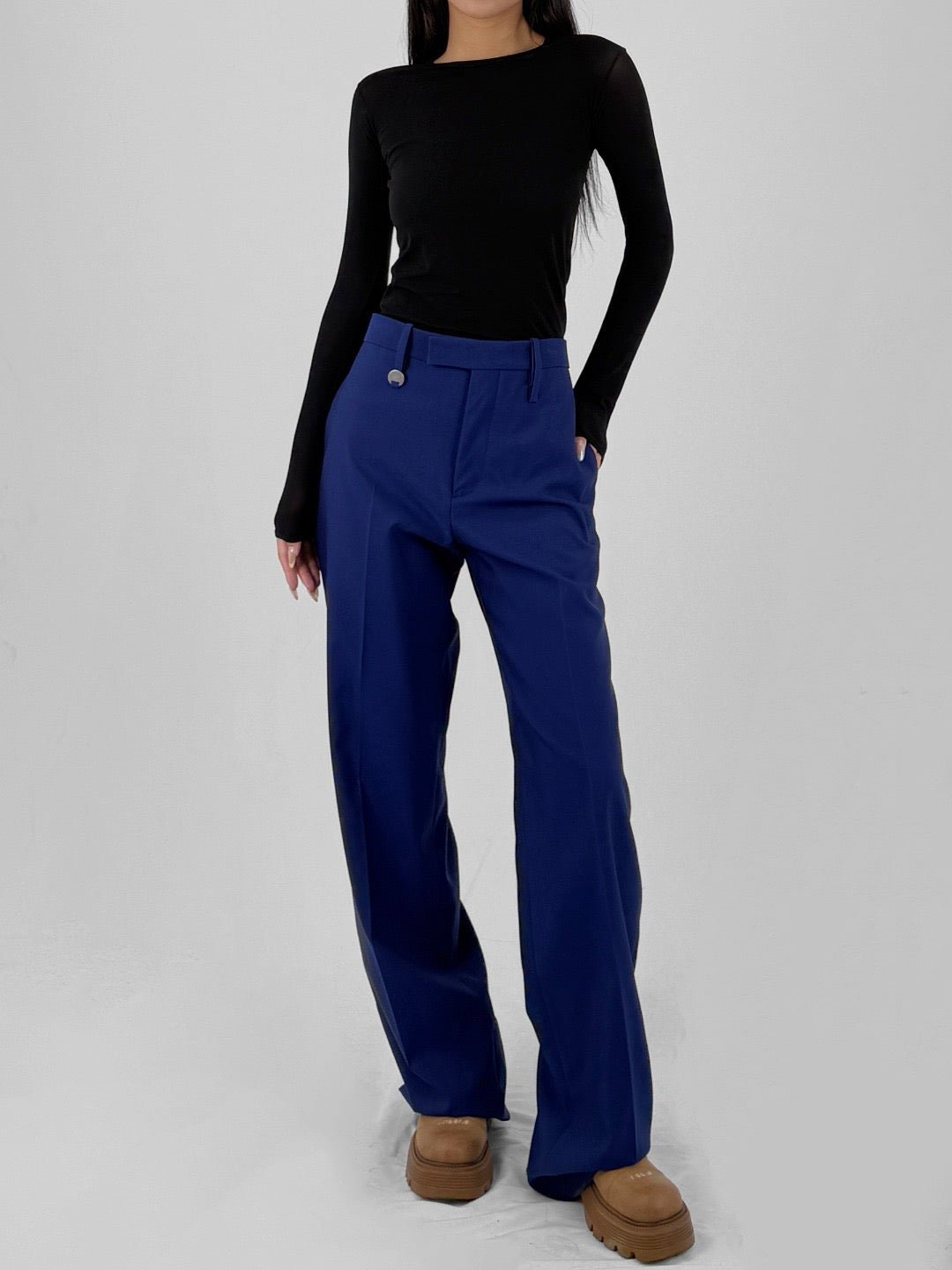 BURBERRY - Trousers - SS24 - MARINE