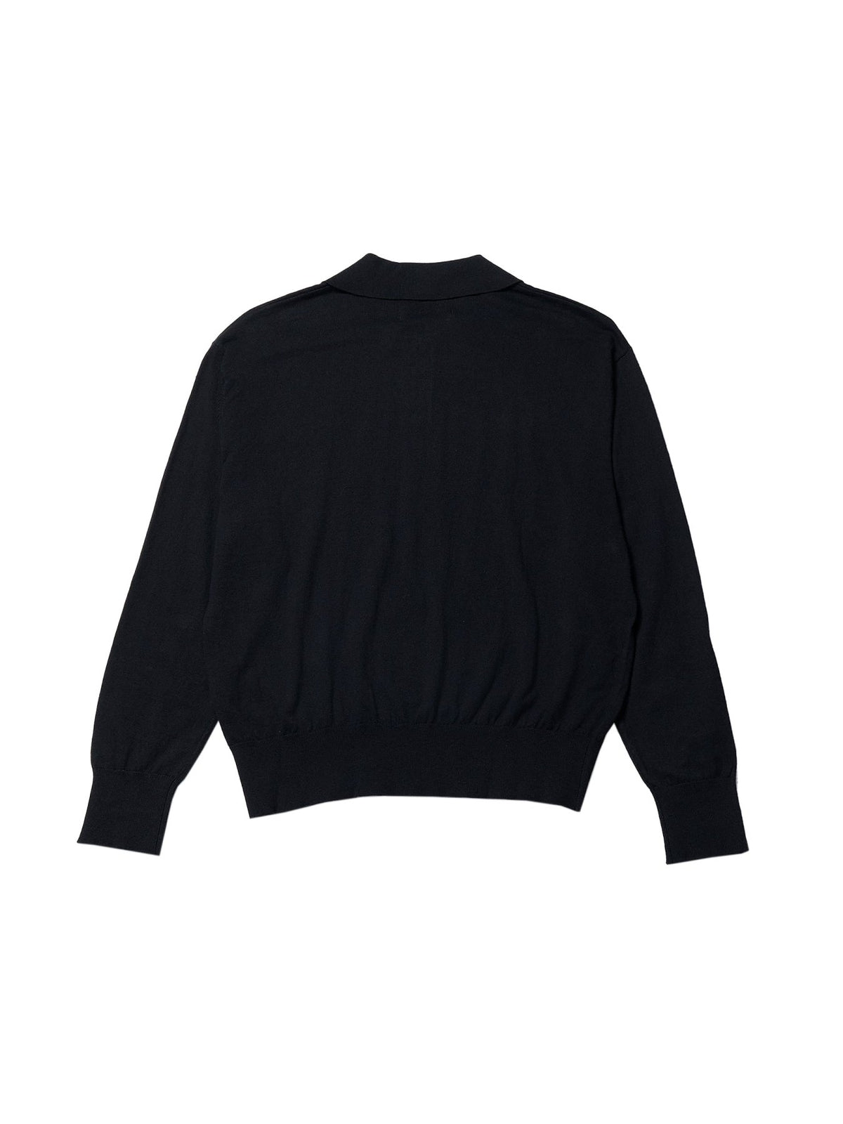 CARRER Black Milton Knit Polo