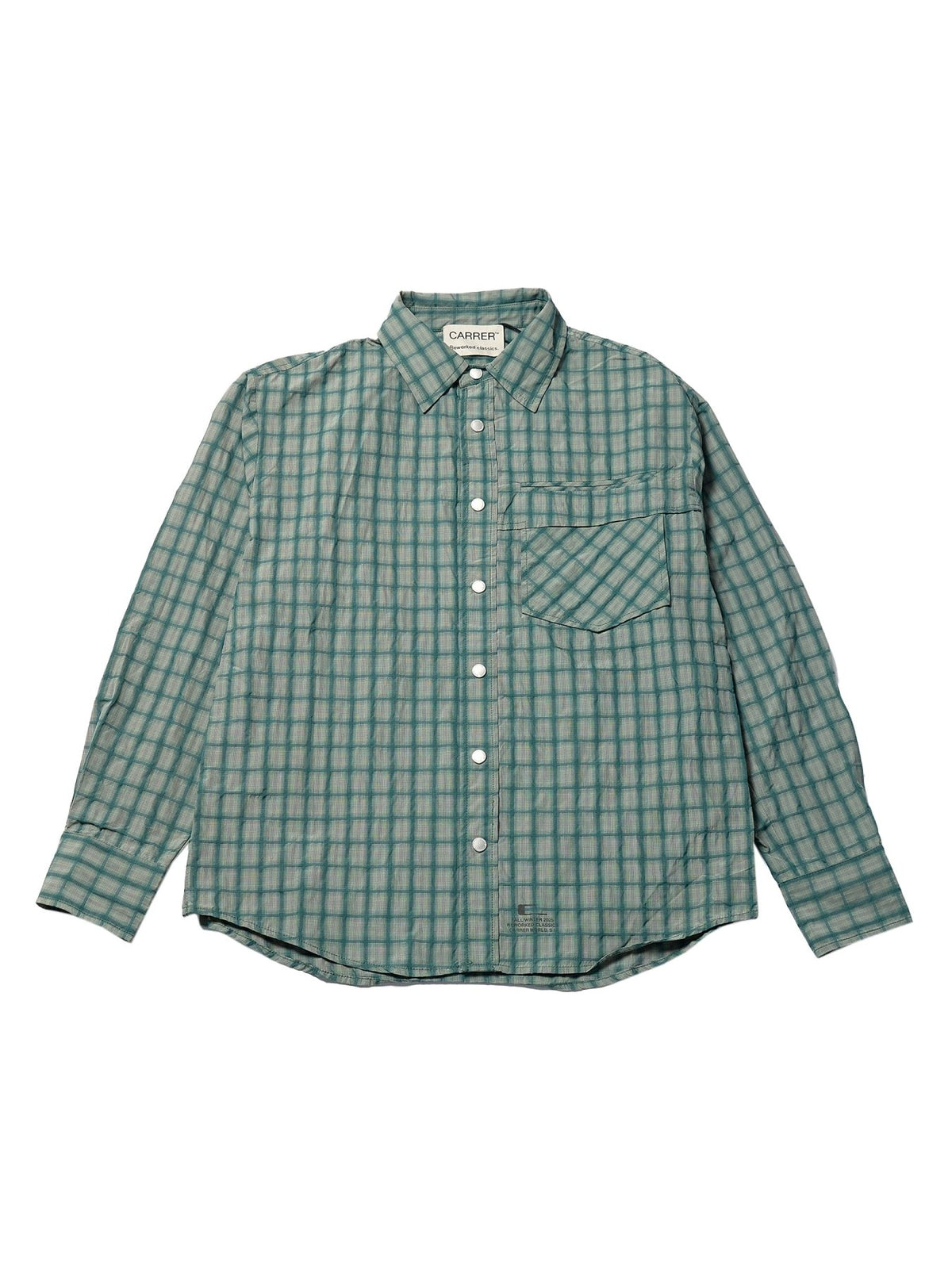 CARRER Green Beck Snap Shirt