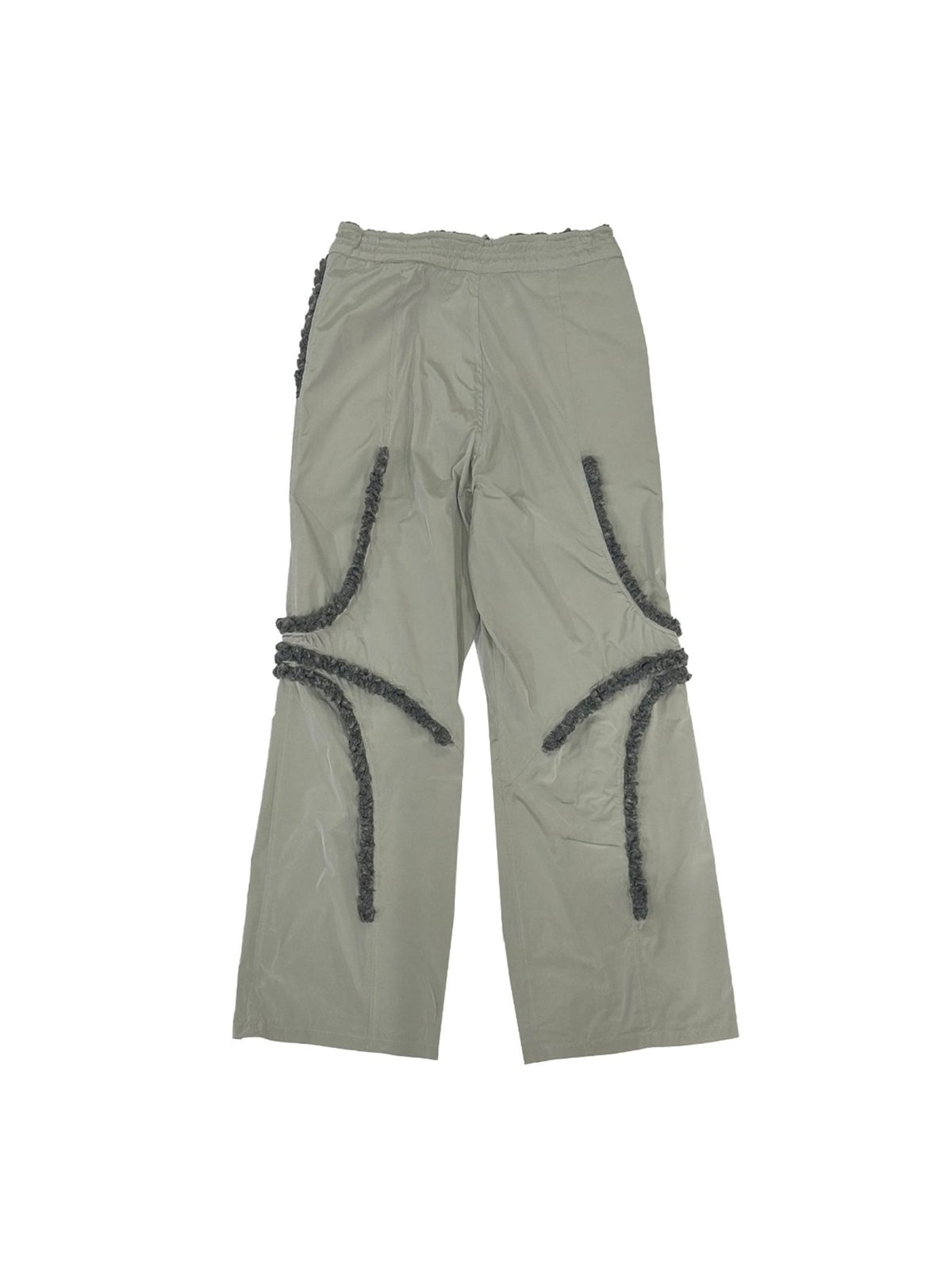 Charlie Constantinou - Nylon Trouser W Fleece Piping - AW25 - GREY