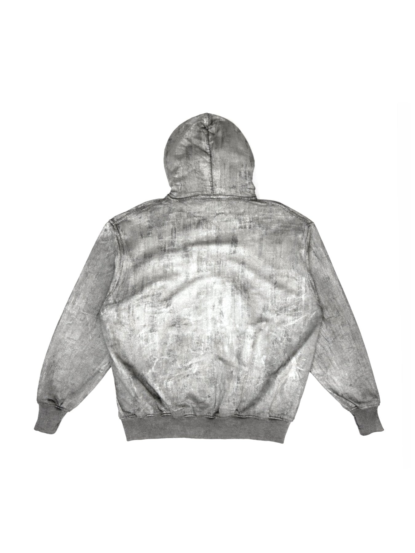 CHARLIE CONSTANTINOU Silver Brushed Zip Hoodie