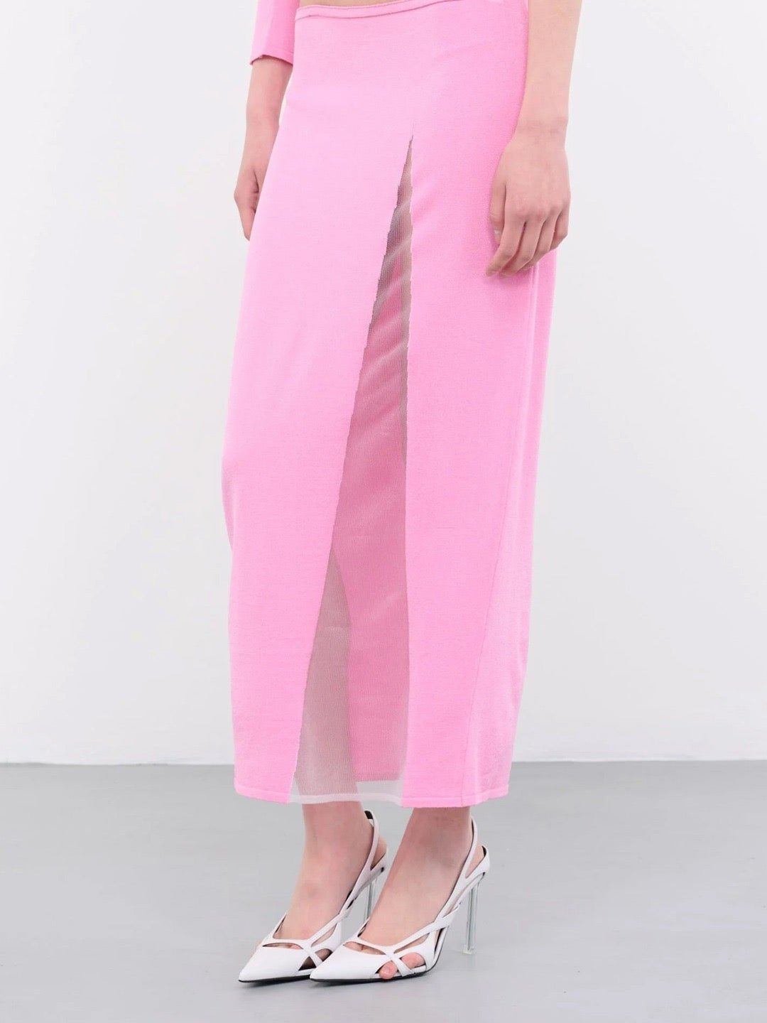 CHET LO Pink Fontana Maxi Skirts