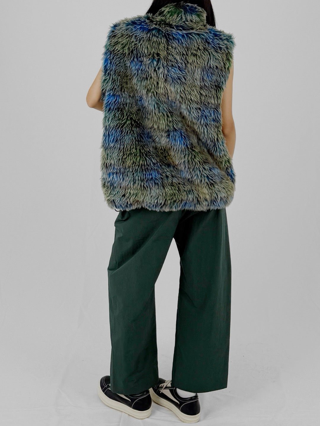 CRAIG GREEN Green Split Hem Trousers