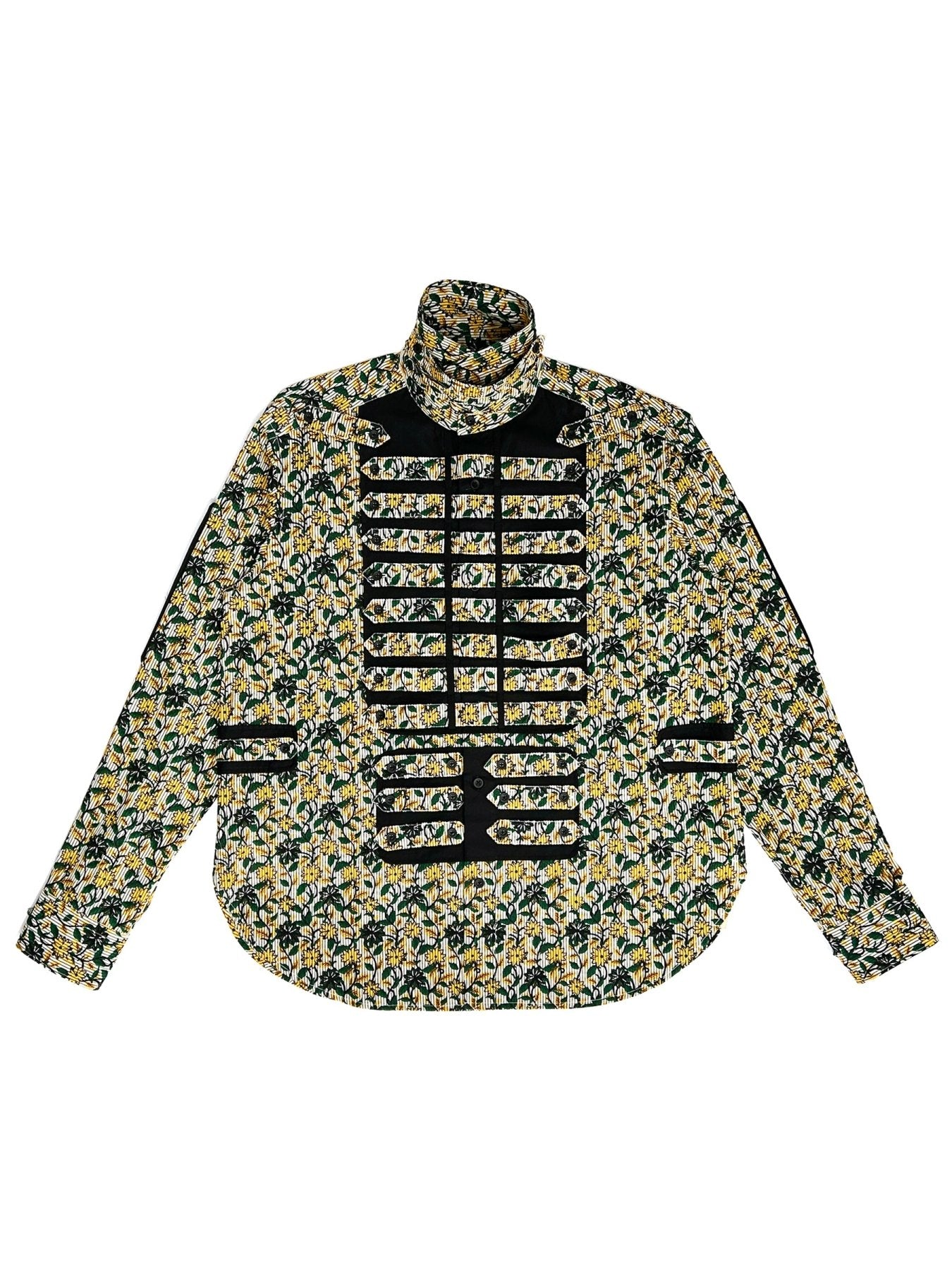 CRAIG GREEN Multi Flower Multi Tab Shirt