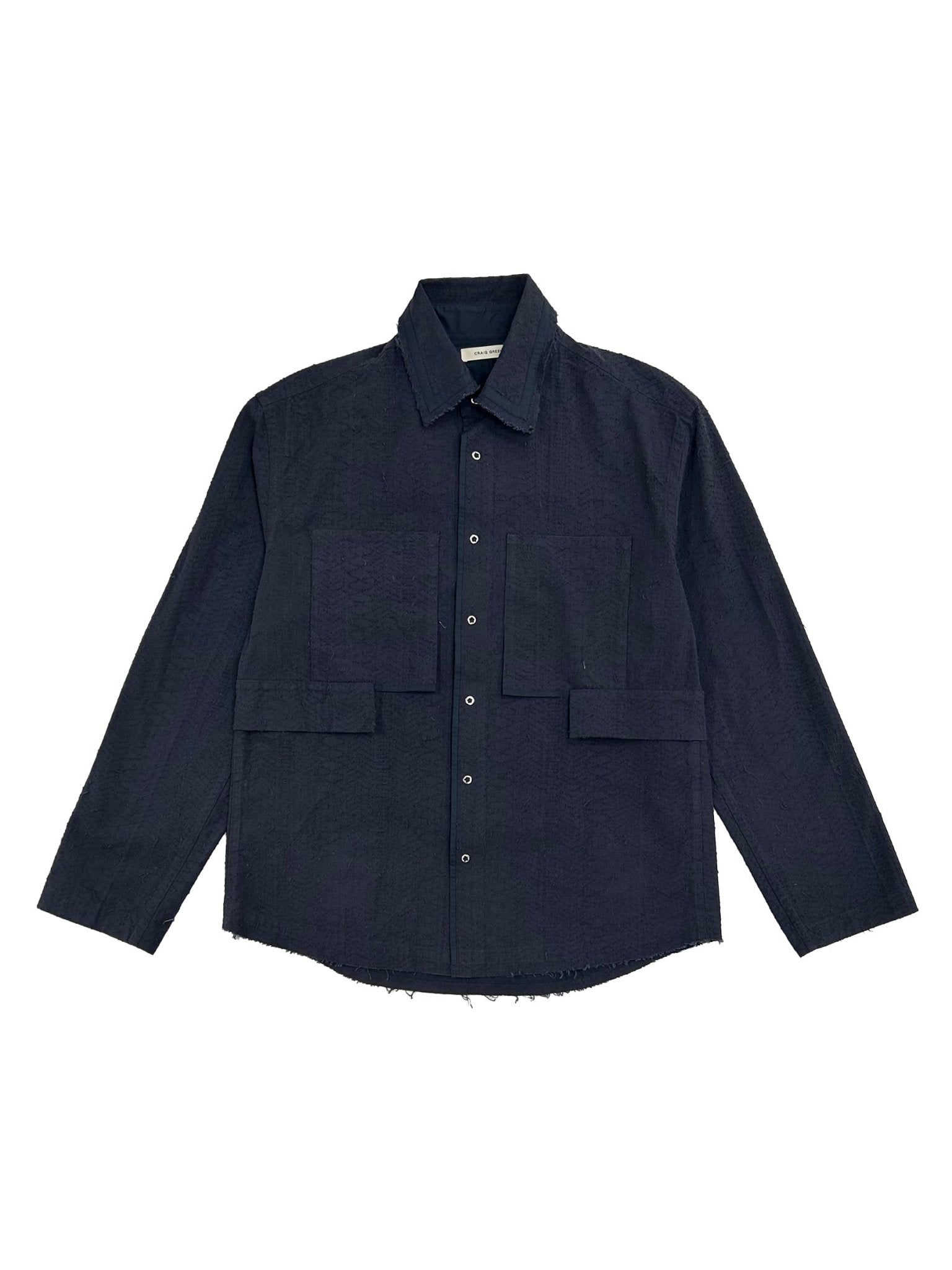 CRAIG GREEN - Ripstop Towel Shirt - AW25 - NAVY