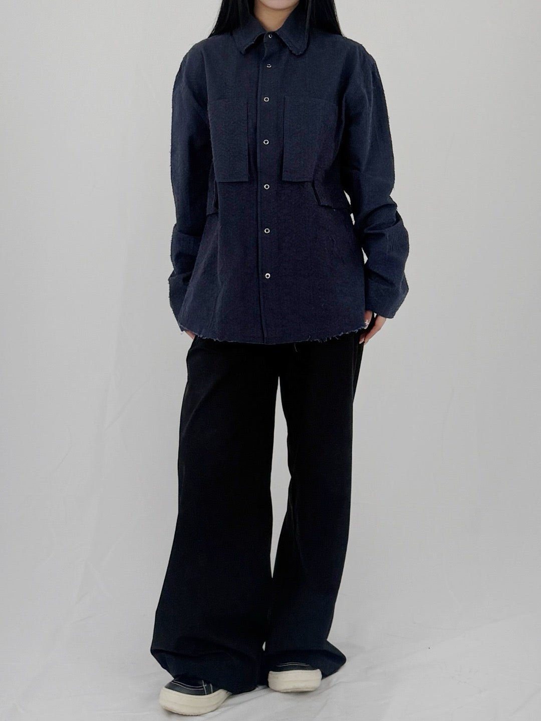 CRAIG GREEN - Ripstop Towel Shirt - AW25 - NAVY