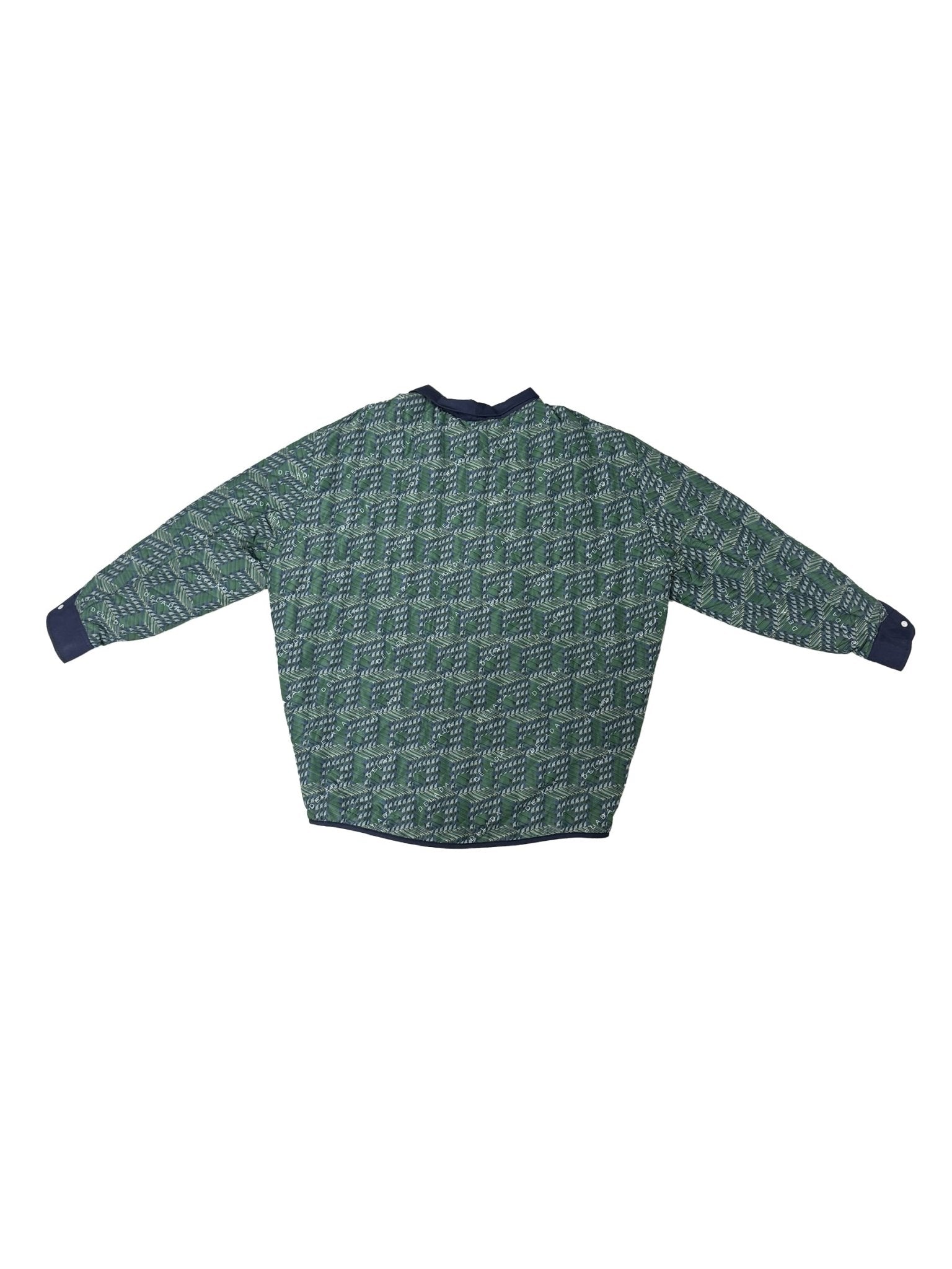 DELADA - Reversible Shirt/ Bomber Jacket - AW21 - PRINT GREEN
