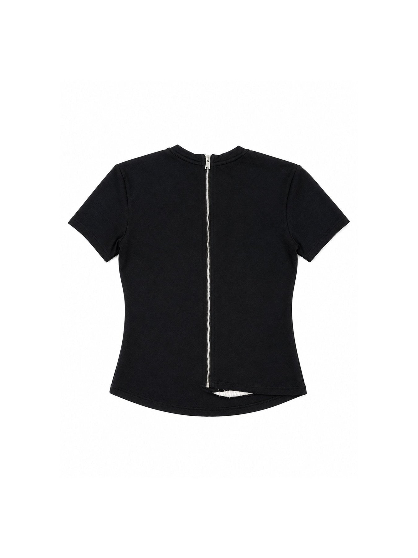 Dilara Findikoglu Black Black Safety Pin T Shirt
