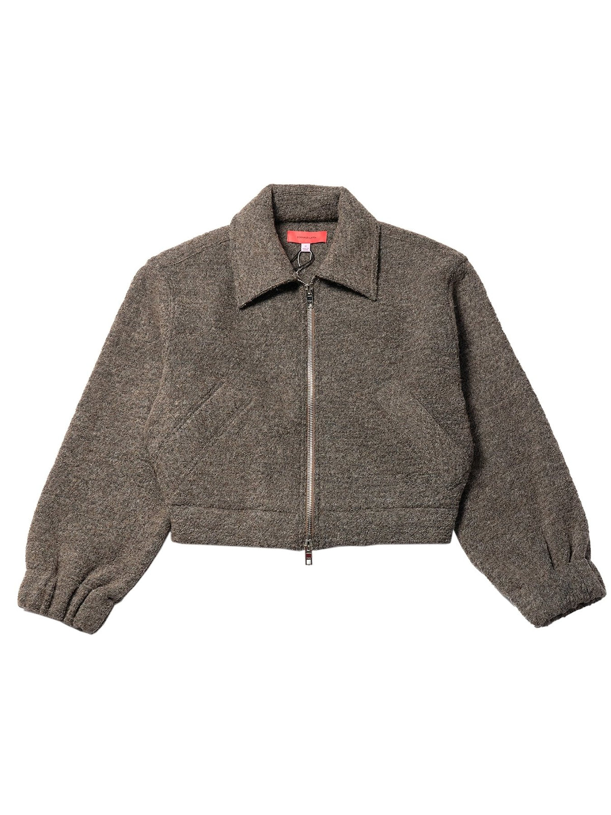 ECKHAUS LATTA Brown Woolen Bomber