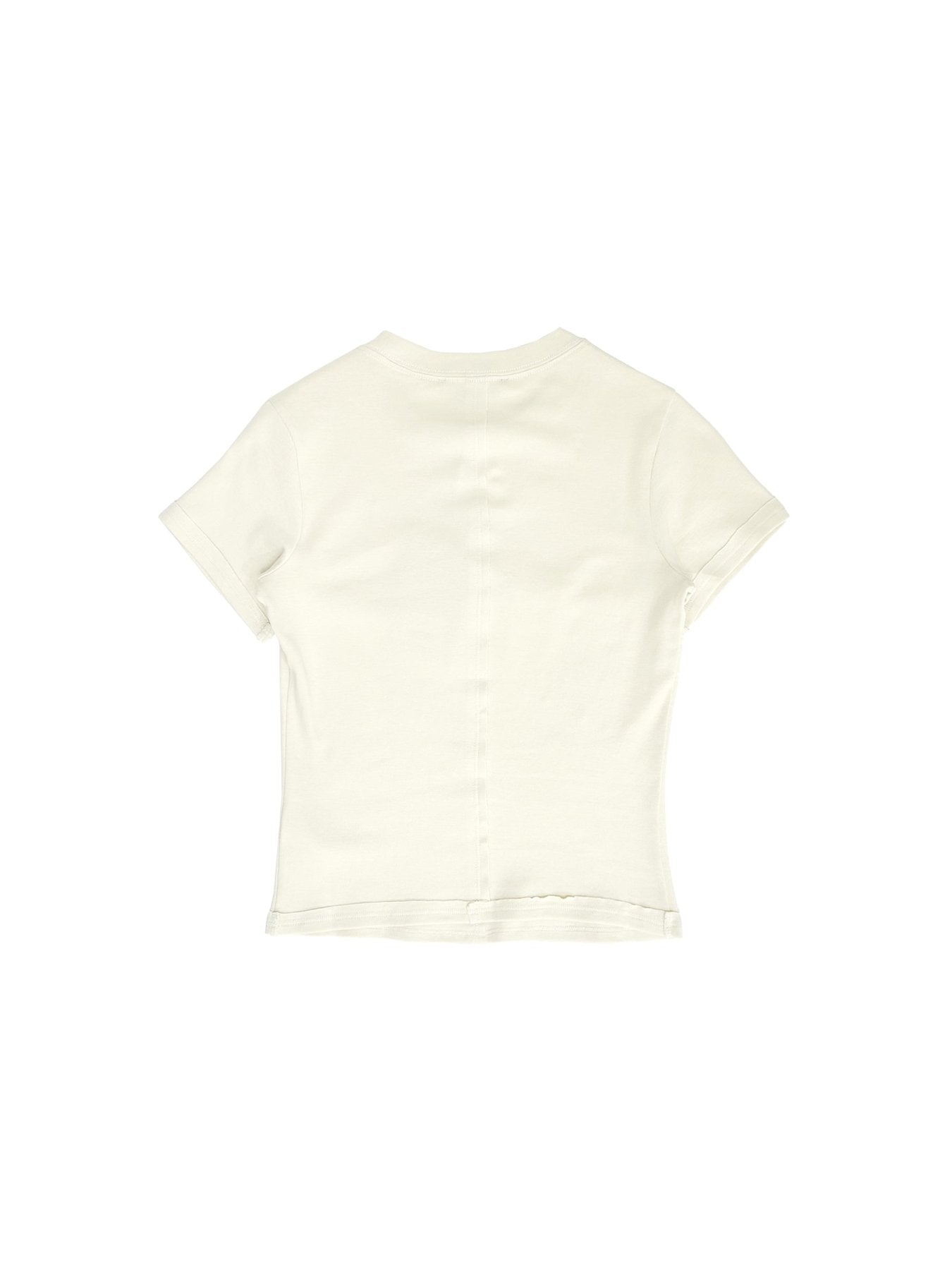 ECKHAUS LATTA Off - White Lapped Baby T-Shirt