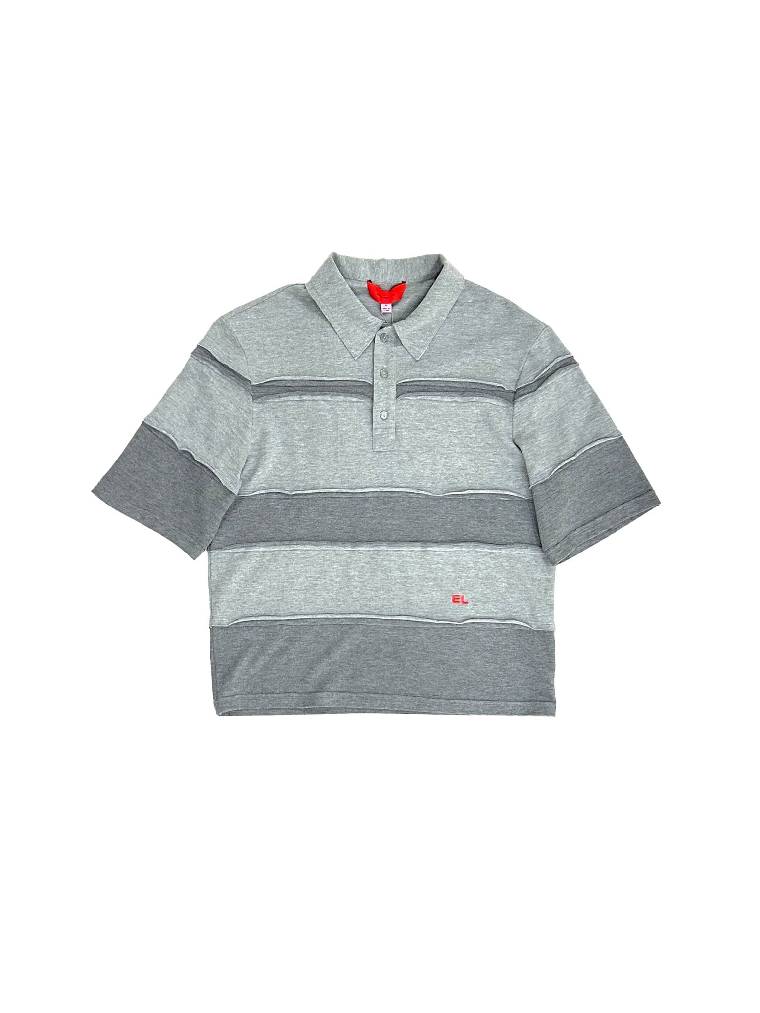 ECKHAUS LATTA - Striated Polo - AW25 - CEMENT