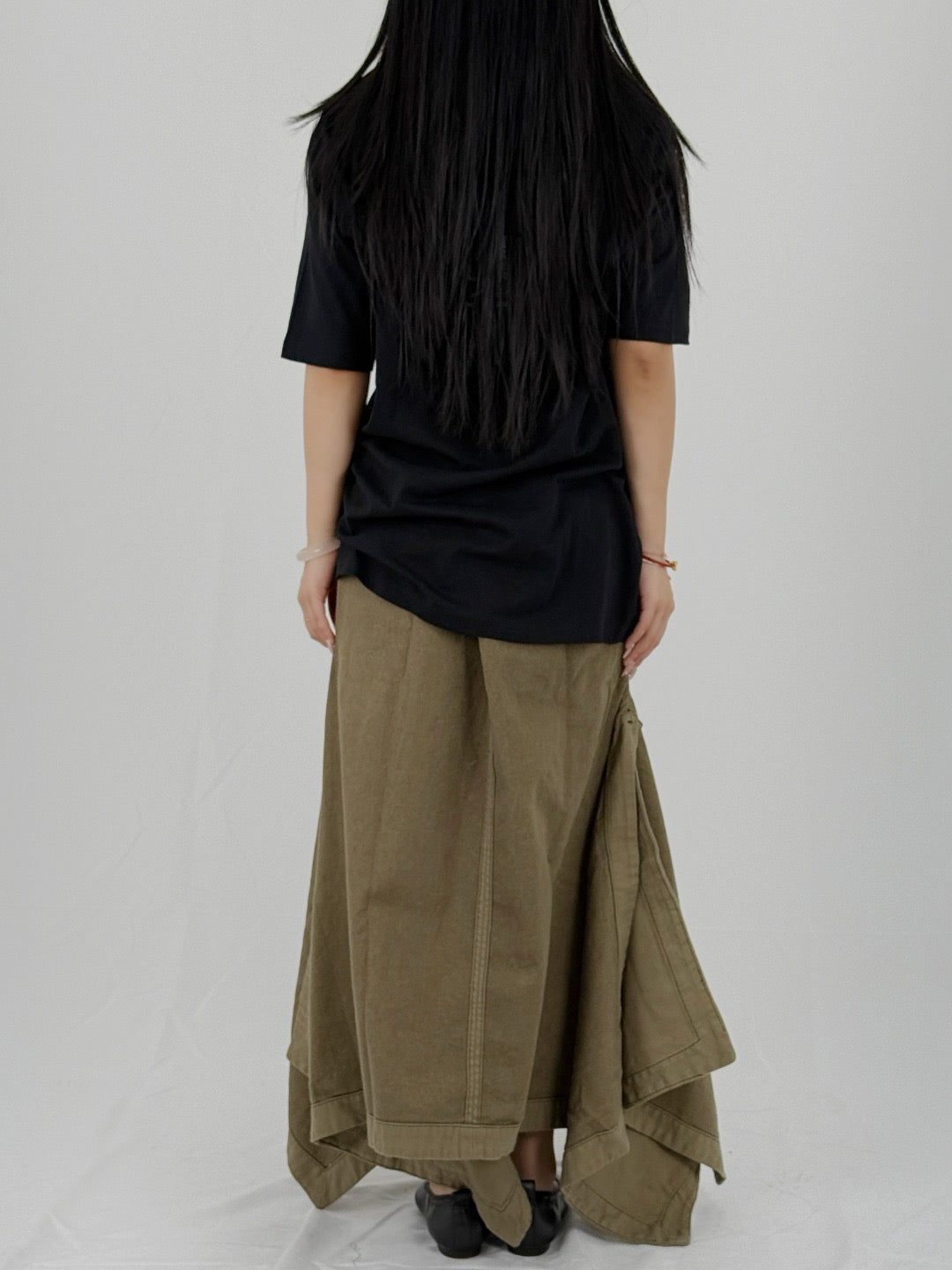 ECKHAUS LATTA - Tarp Skirt - AW25 - EARTH
