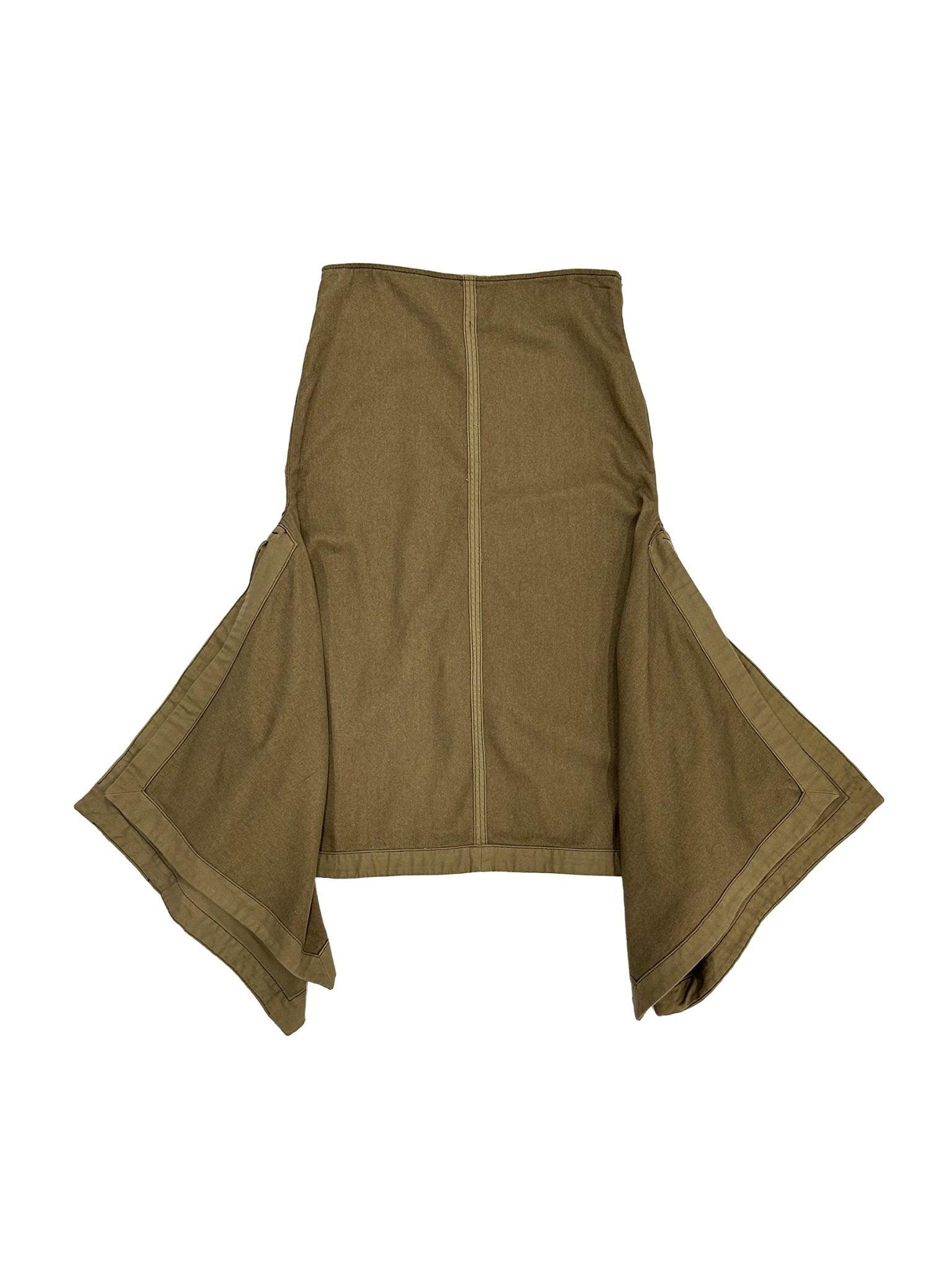 ECKHAUS LATTA - Tarp Skirt - AW25 - EARTH