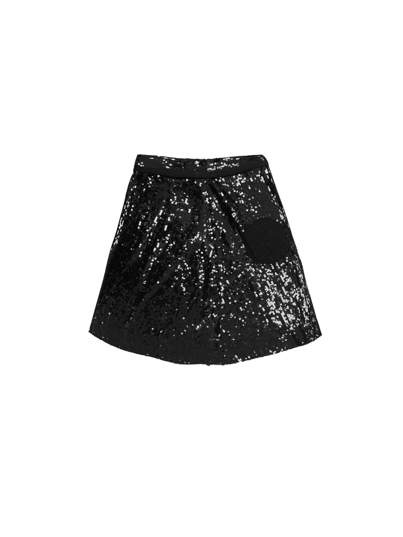 EDWARD CUMING Black Circle Window Skirts