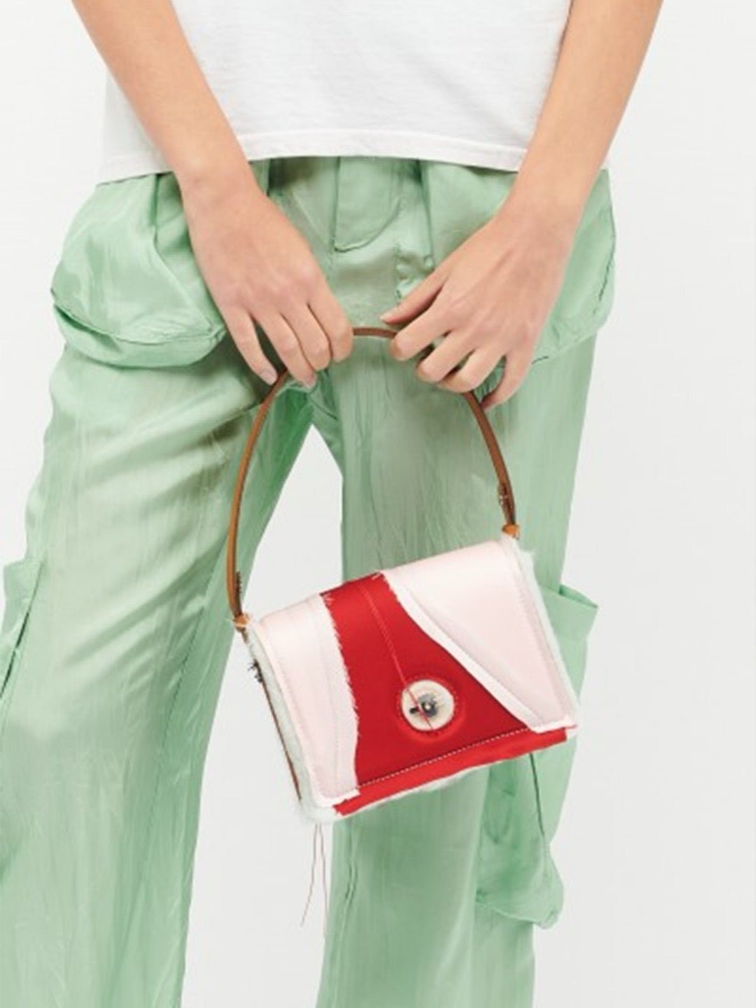 EDWARD CUMING Pink Red Dentro X Ec Mini Animation Otto Shoulder Bags