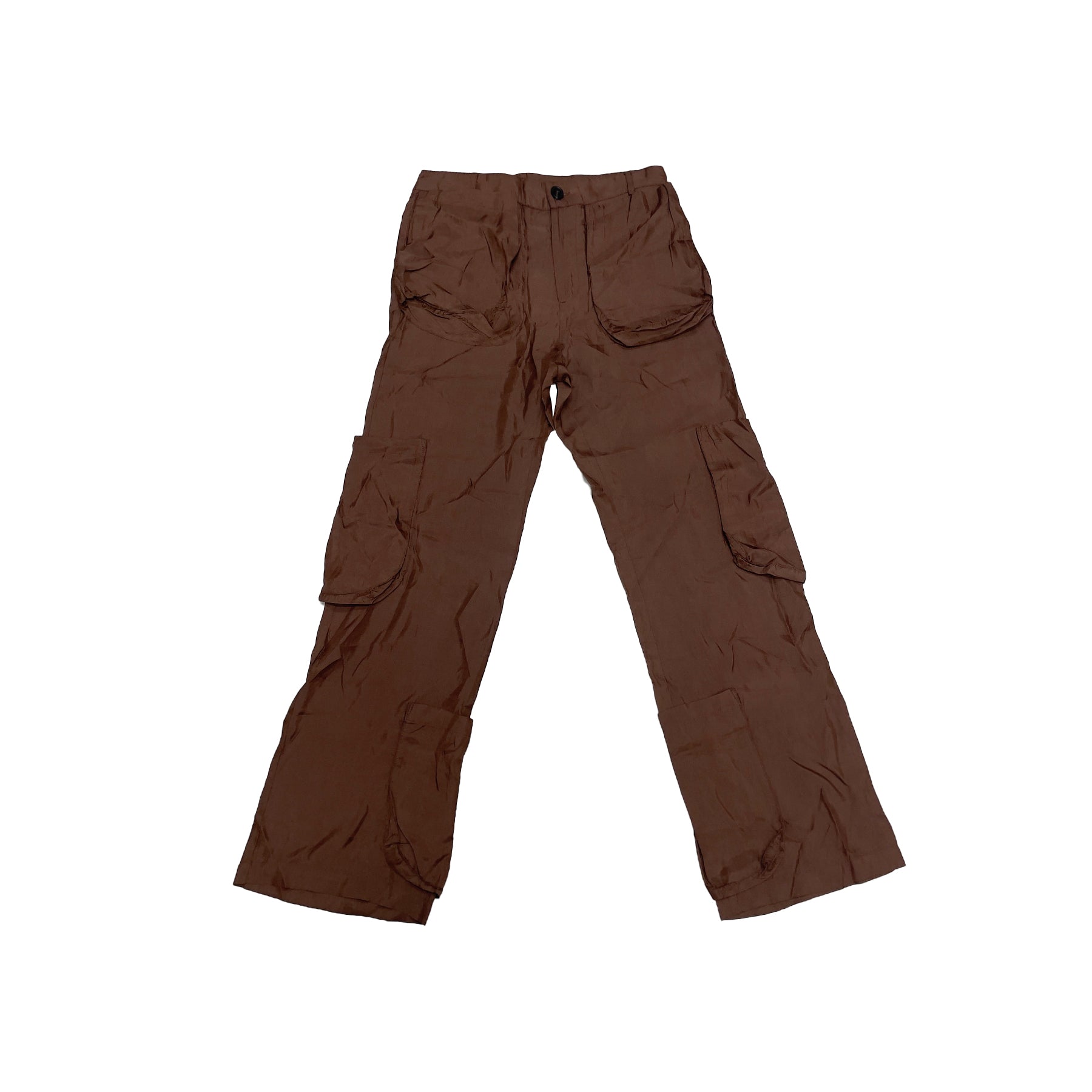 EDWARD CUMING - Pocket Collage Trouser - AW23 - BROWN