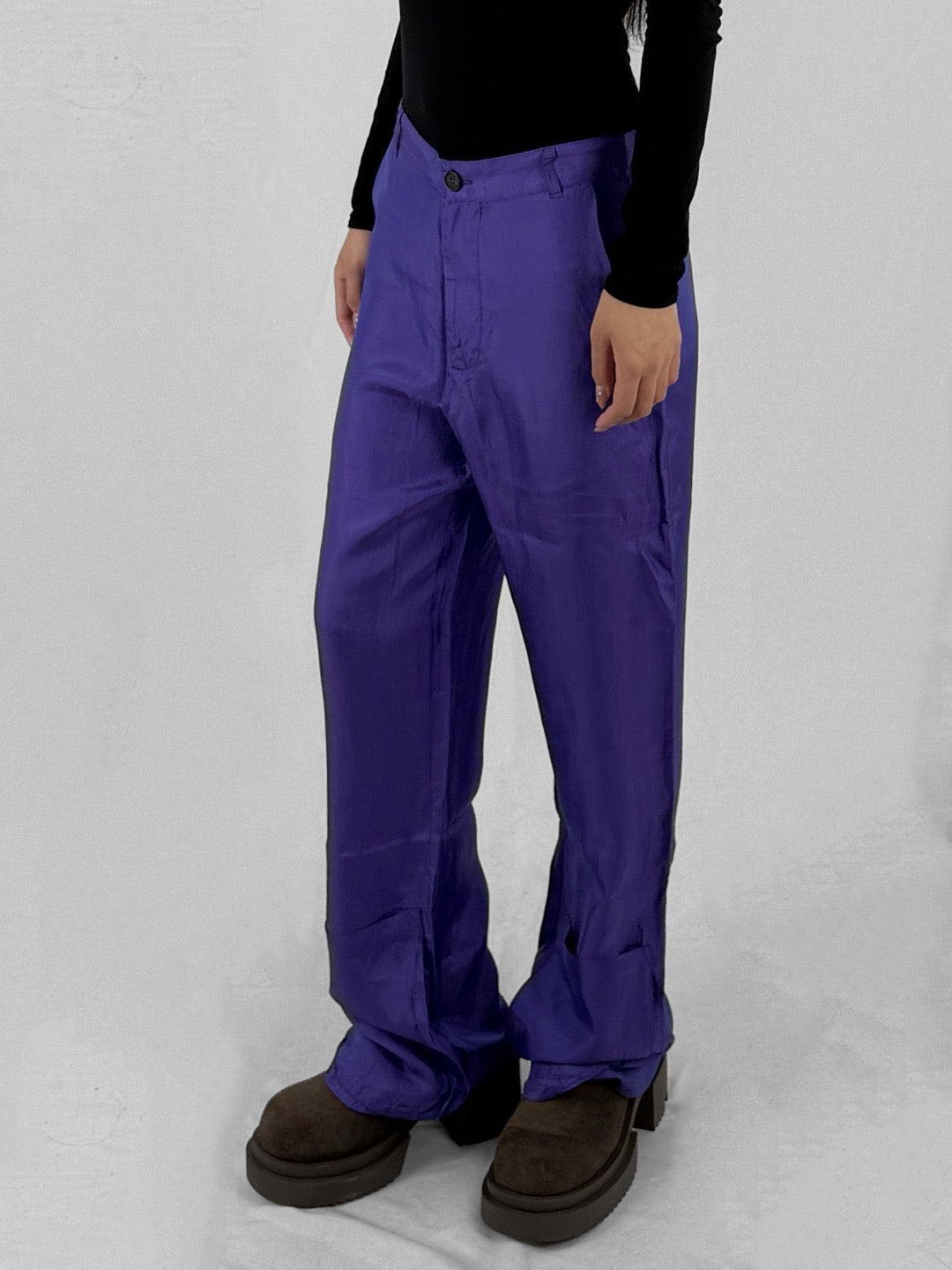 EDWARD CUMING Purple Sag Pocket Spooky Trousers