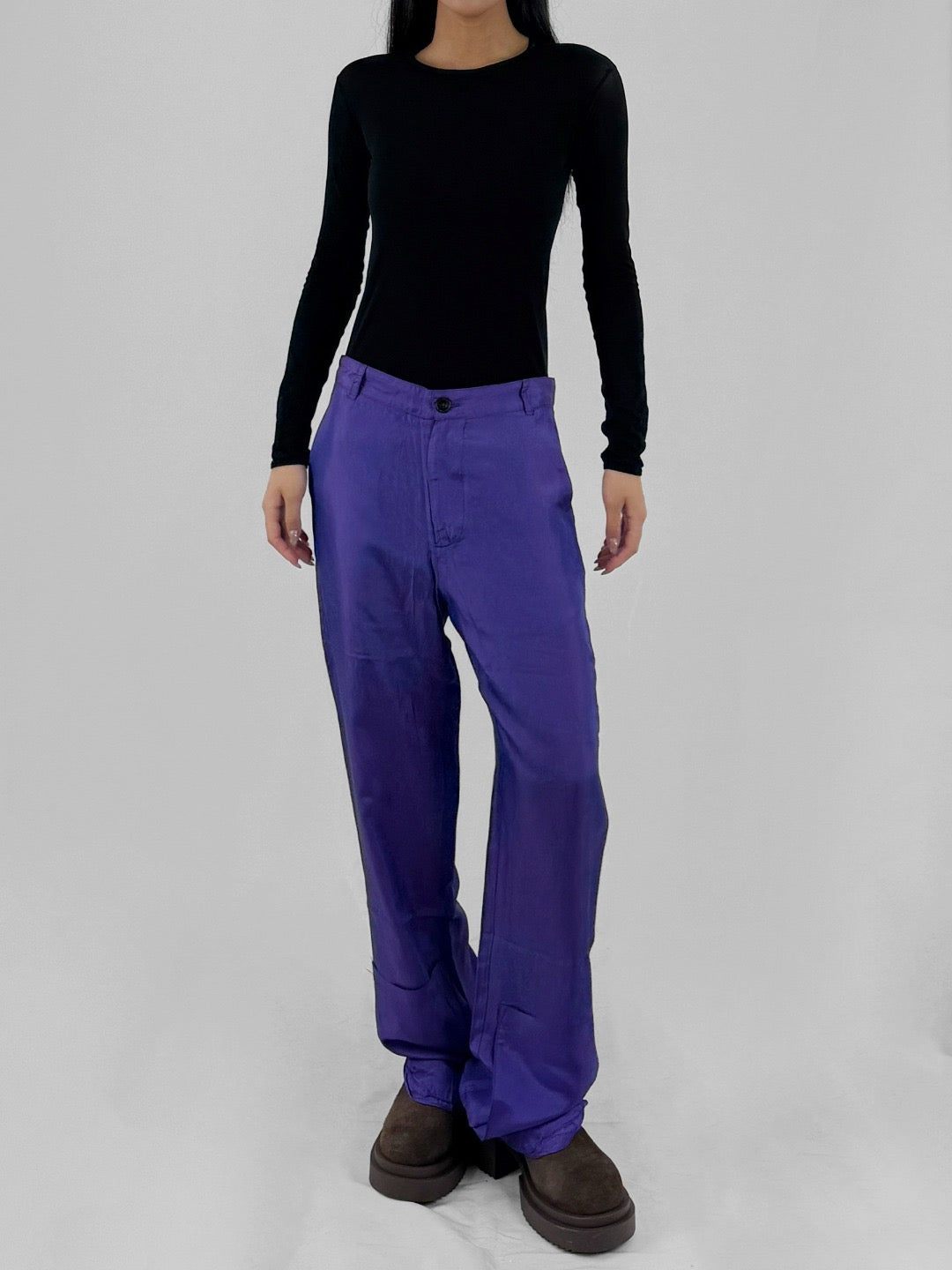 EDWARD CUMING Purple Sag Pocket Spooky Trousers