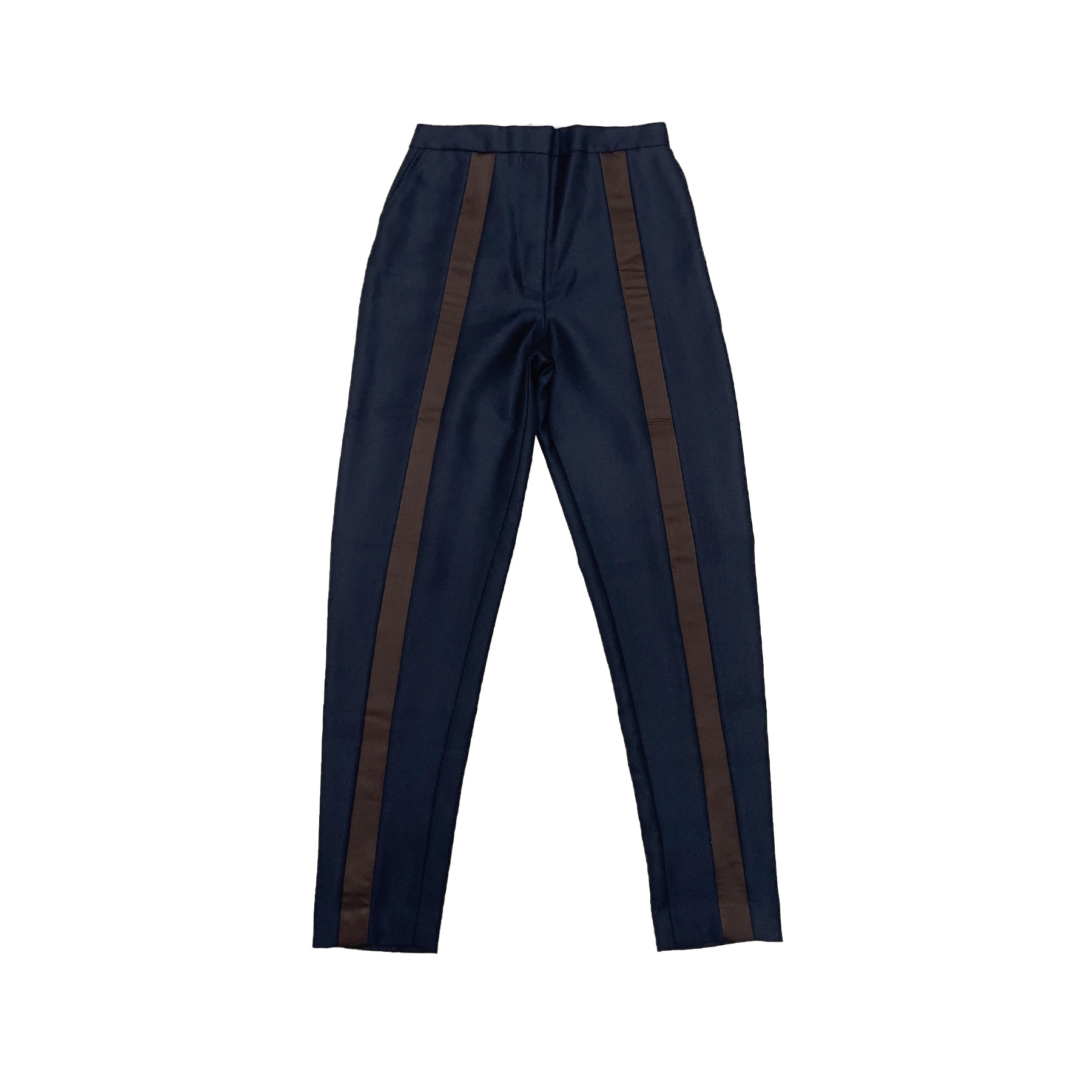 EFTYCHIA - Tapered Tux Trousers - AW22 - BLUEBLACK