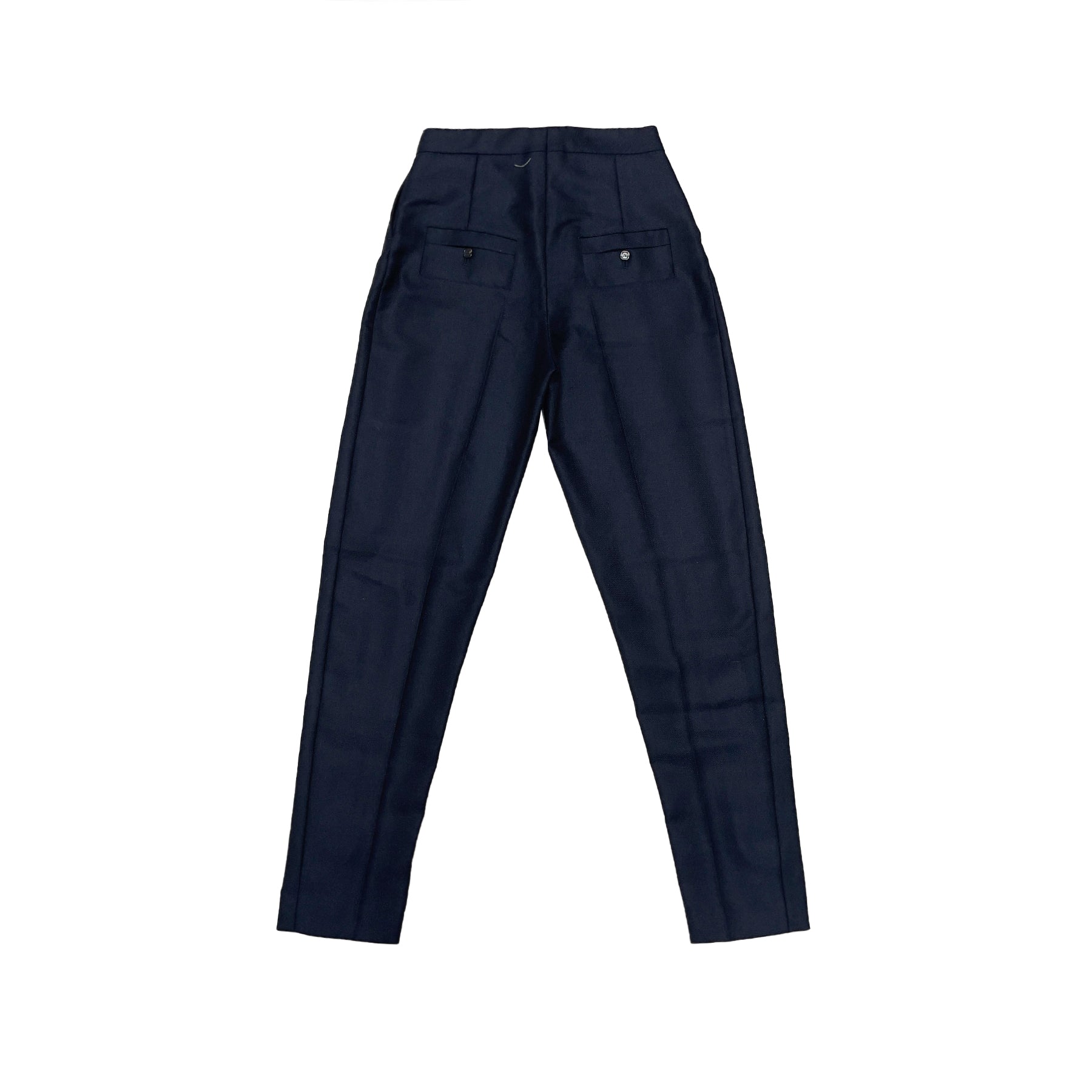 EFTYCHIA - Tapered Tux Trousers - AW22 - BLUEBLACK