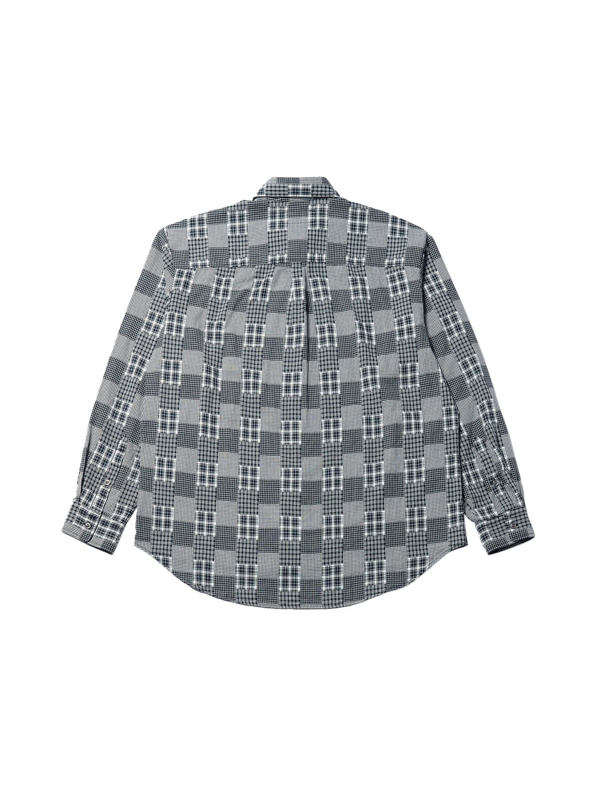 ERL Black Unisex Plaid Longsleeve Shirt