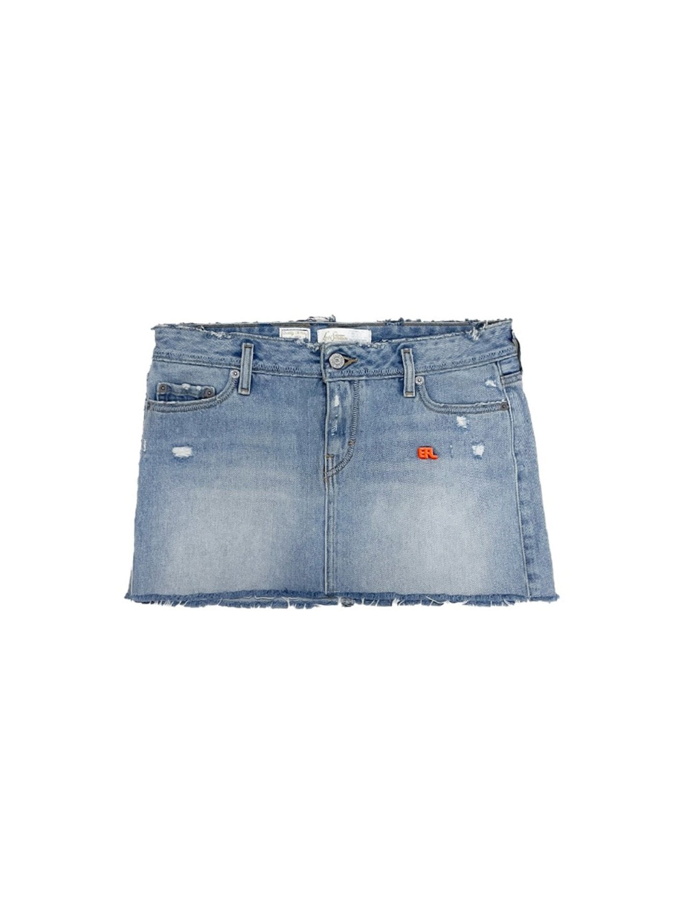 ERL Blue Levis Mini Woven Skirts