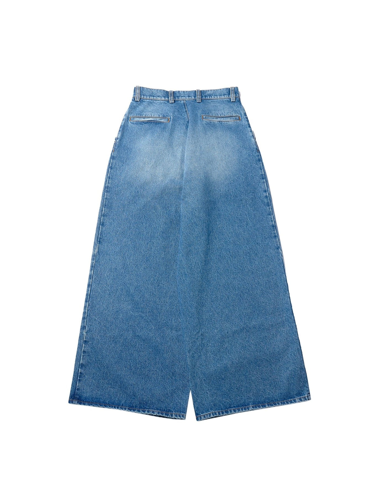 ERL Blue Unisex Pleated Jeans