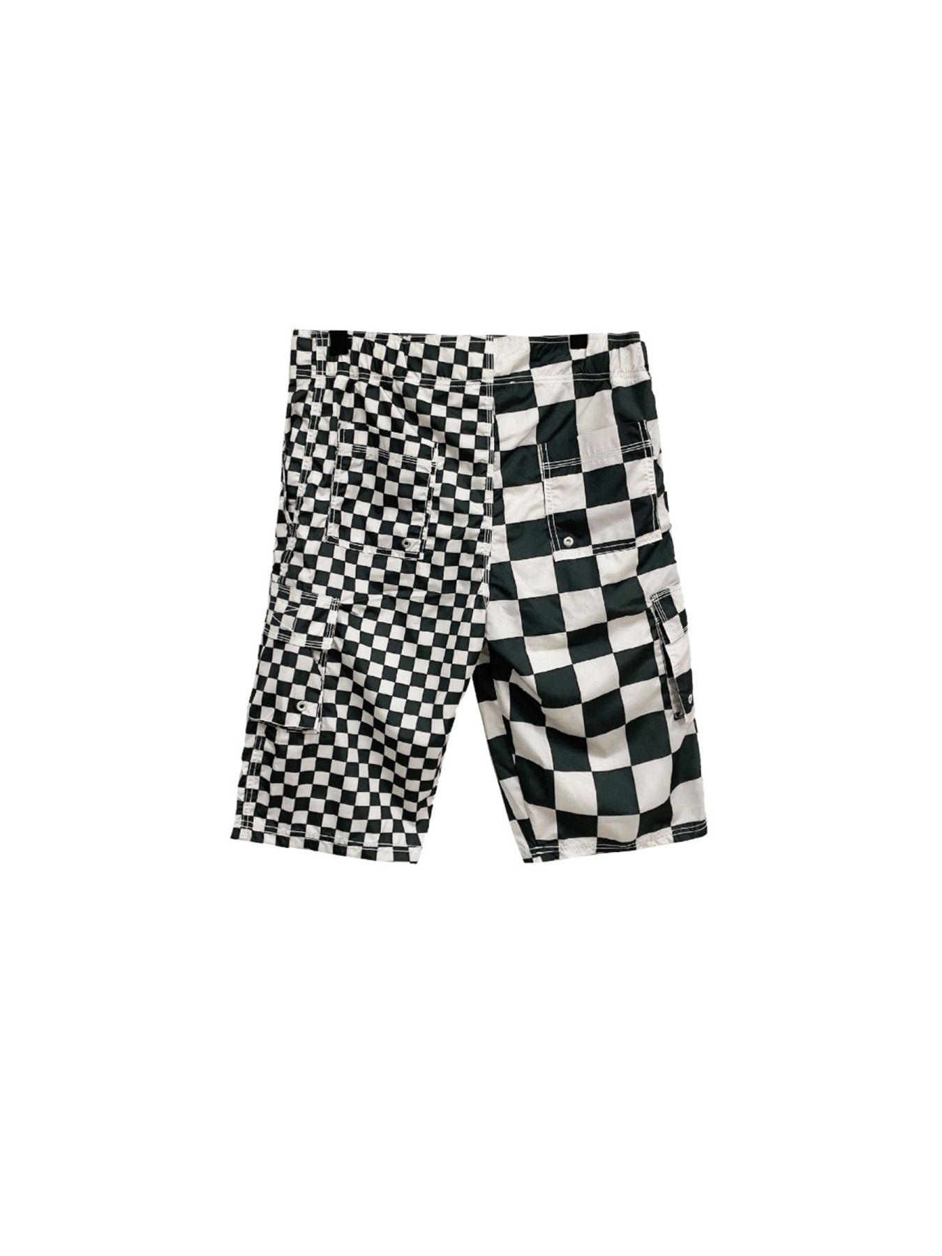 ERL Checker Printed Swim Woven Shorts