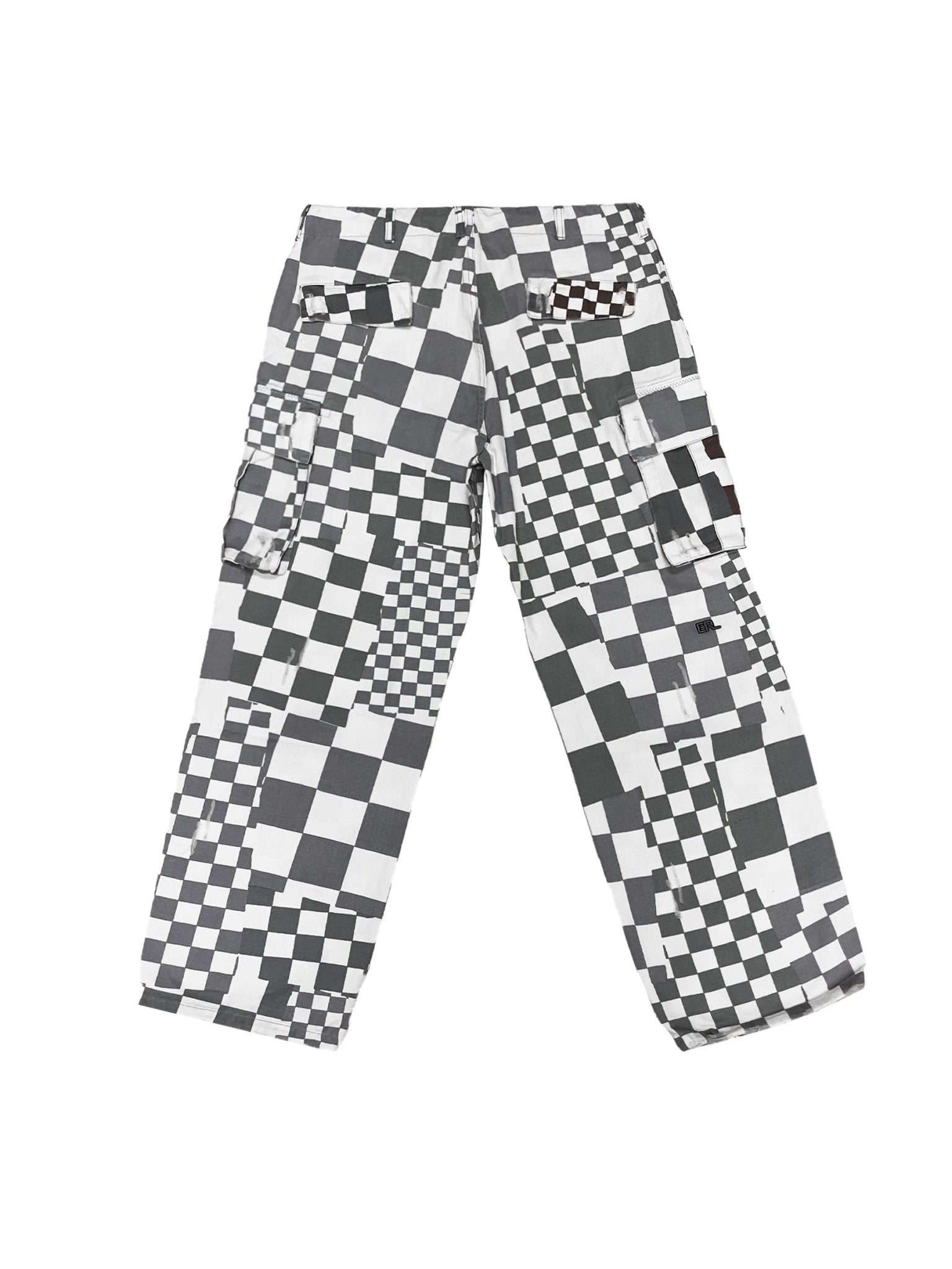 ERL - PRINTED CARGO PANTS WOVEN - SS24 - CHECKER