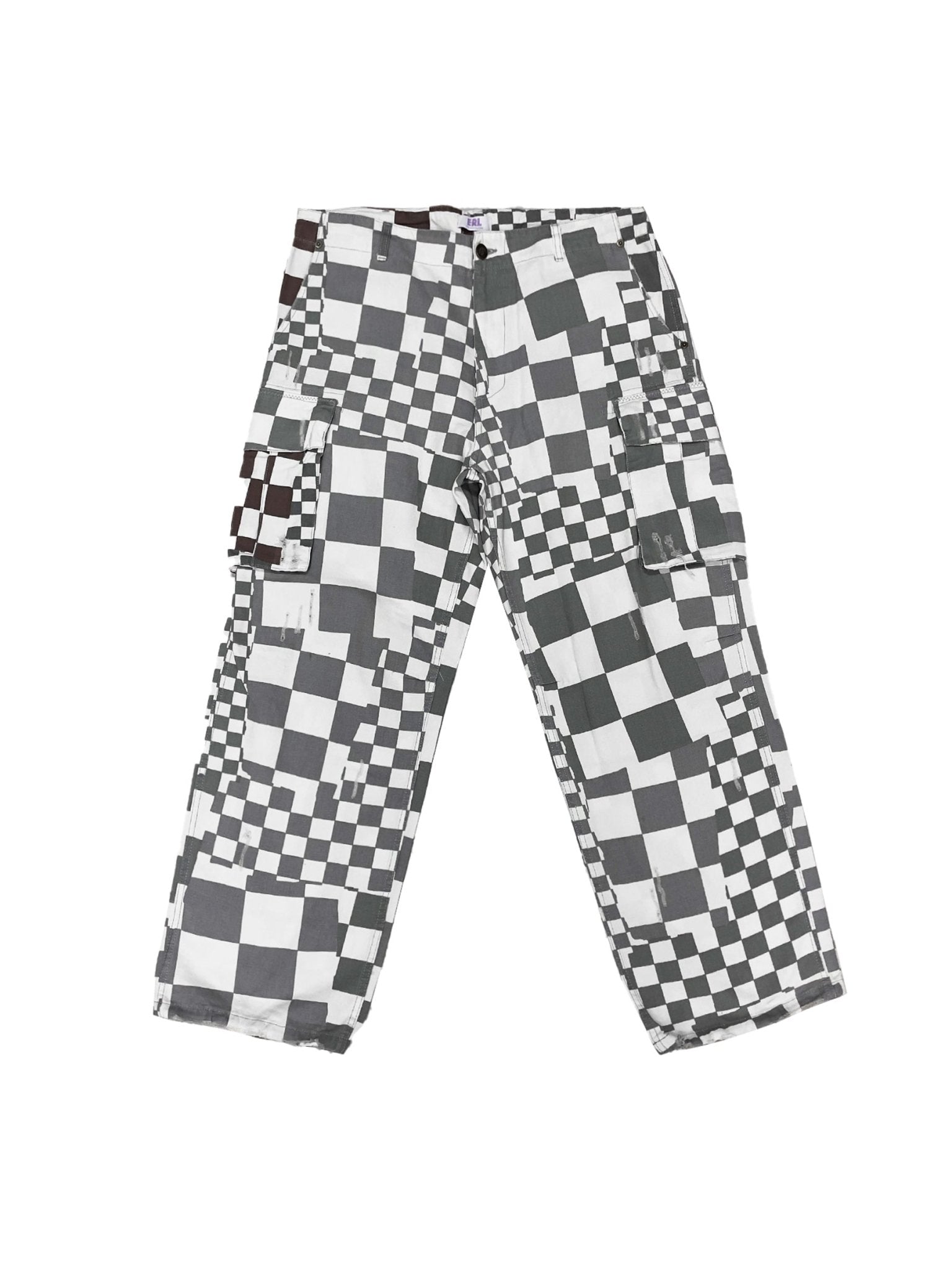 ERL - PRINTED CARGO PANTS WOVEN - SS24 - CHECKER