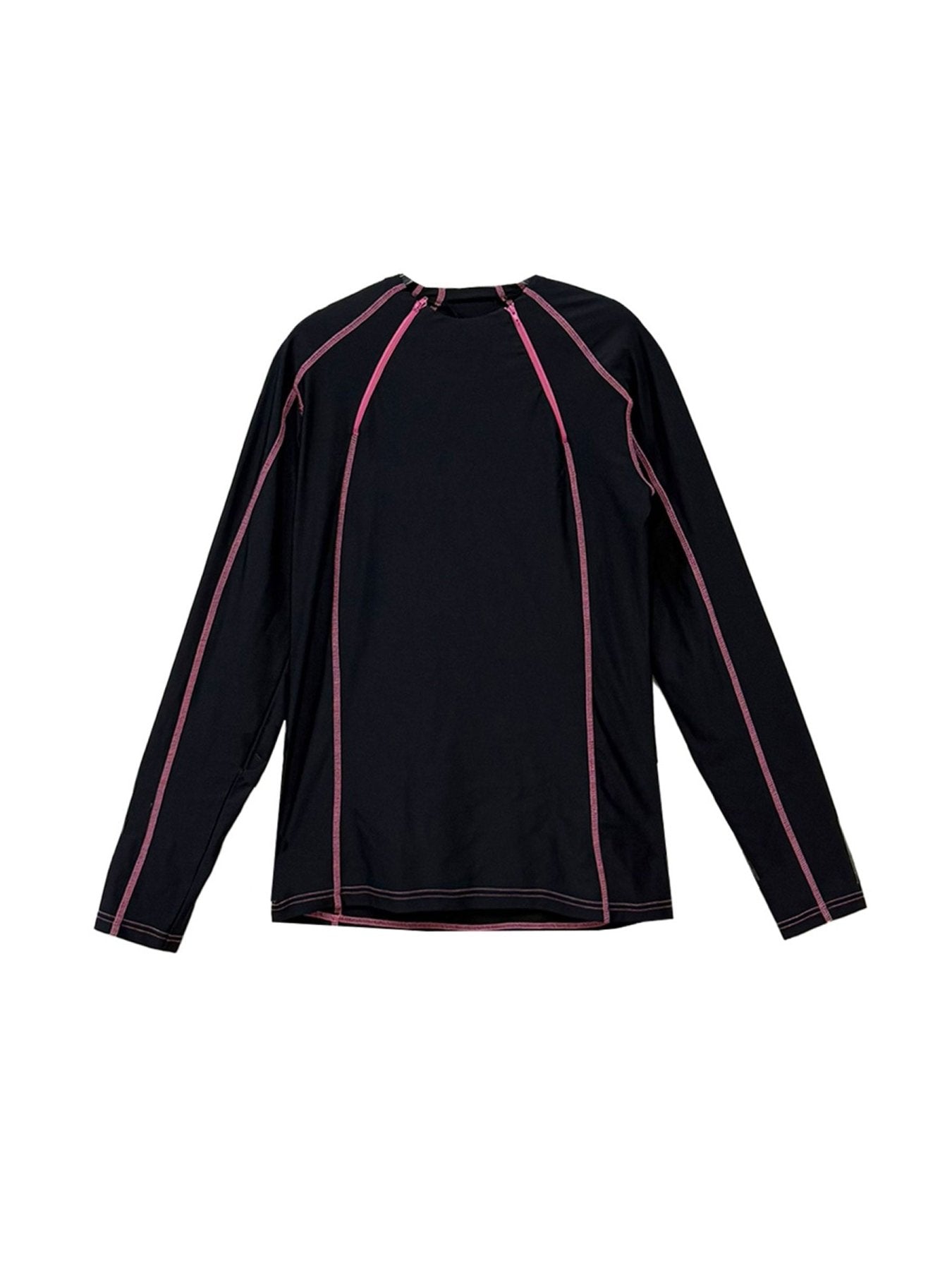 GMBH Black With Double Zips Long sleeve Shirts