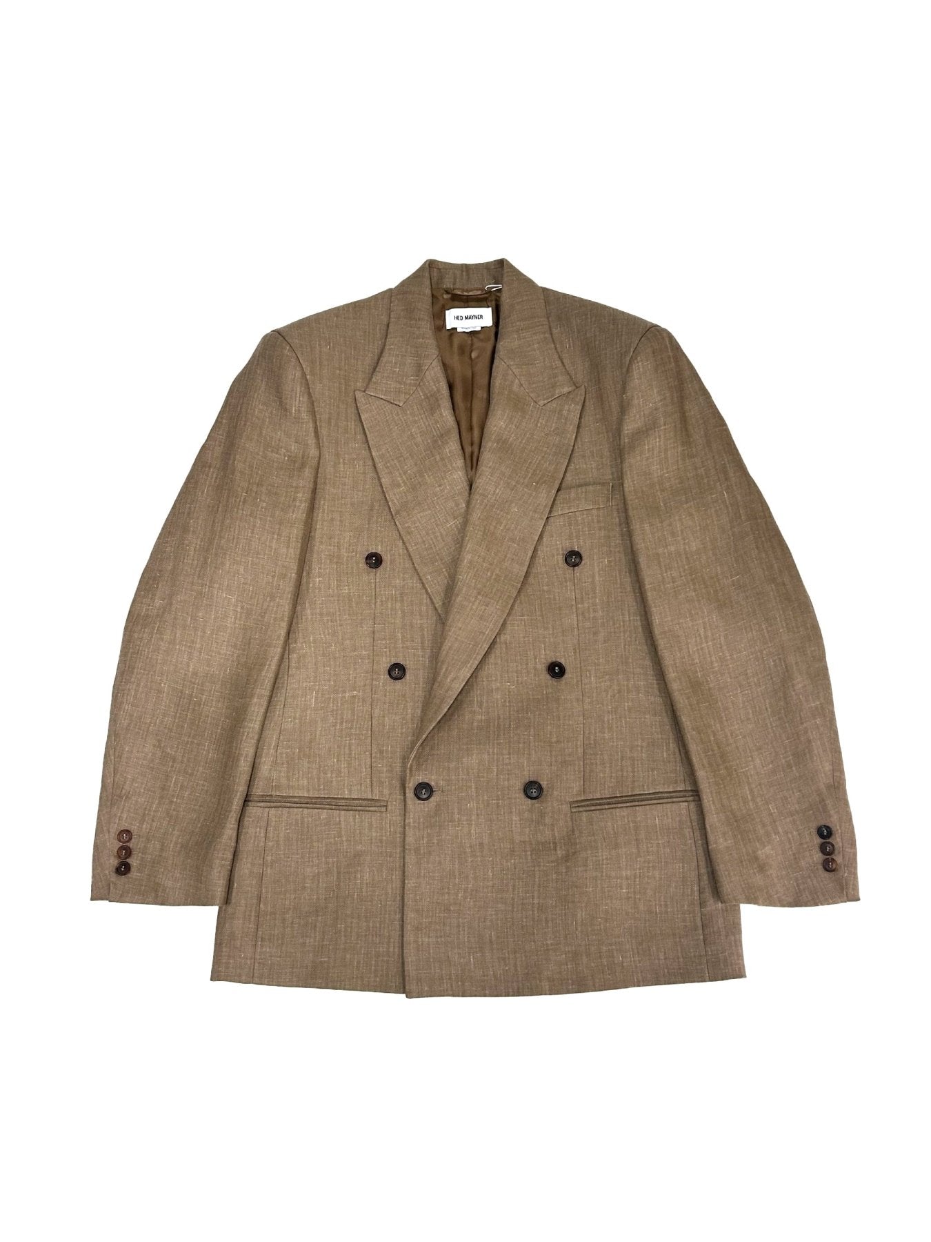 Hed Mayner Beige Linen Jacket