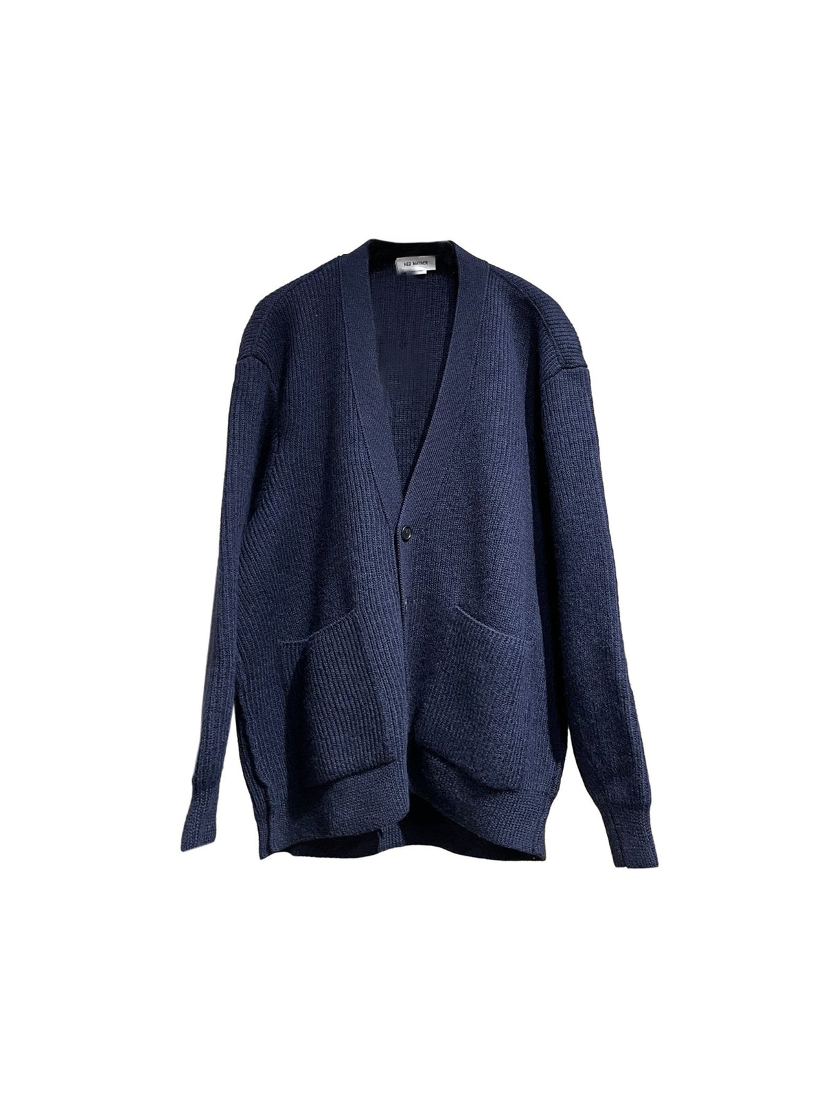 Hed Mayner Blue Cardigan