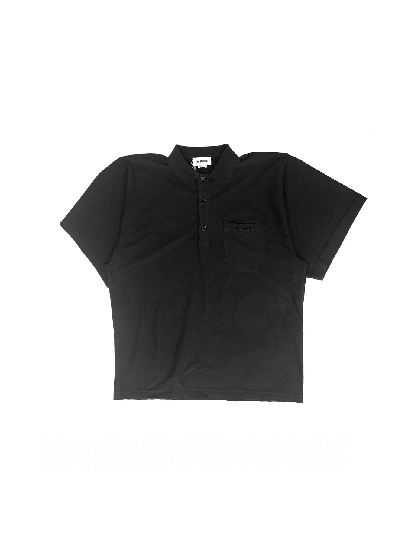 Hed Mayner Navy Embroidered Polo