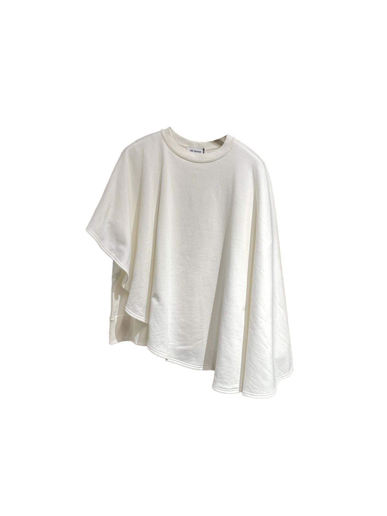 Hed Mayner Off White Sweatshirt With Cape