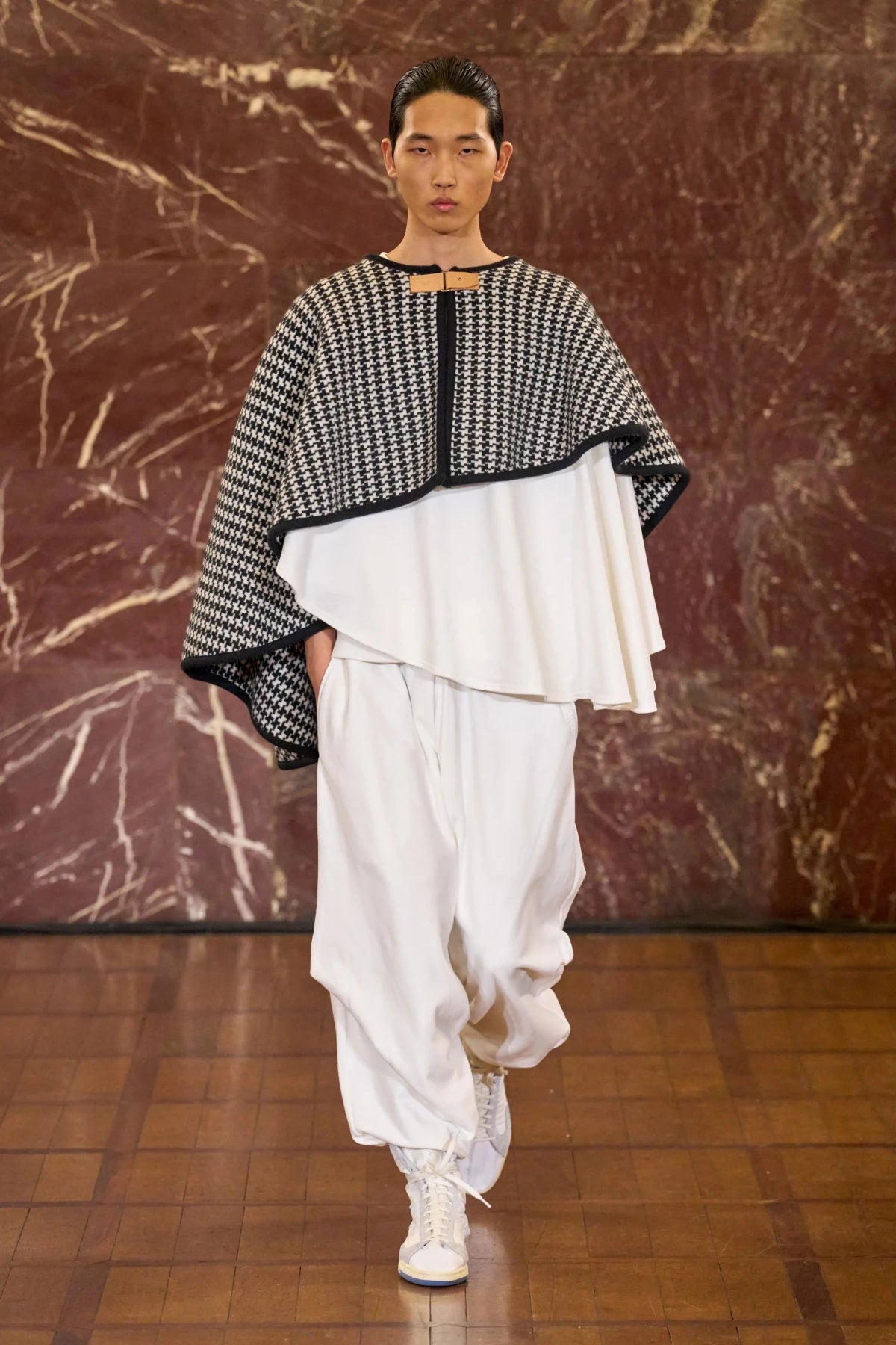 Hed Mayner Off White Sweatshirt With Cape