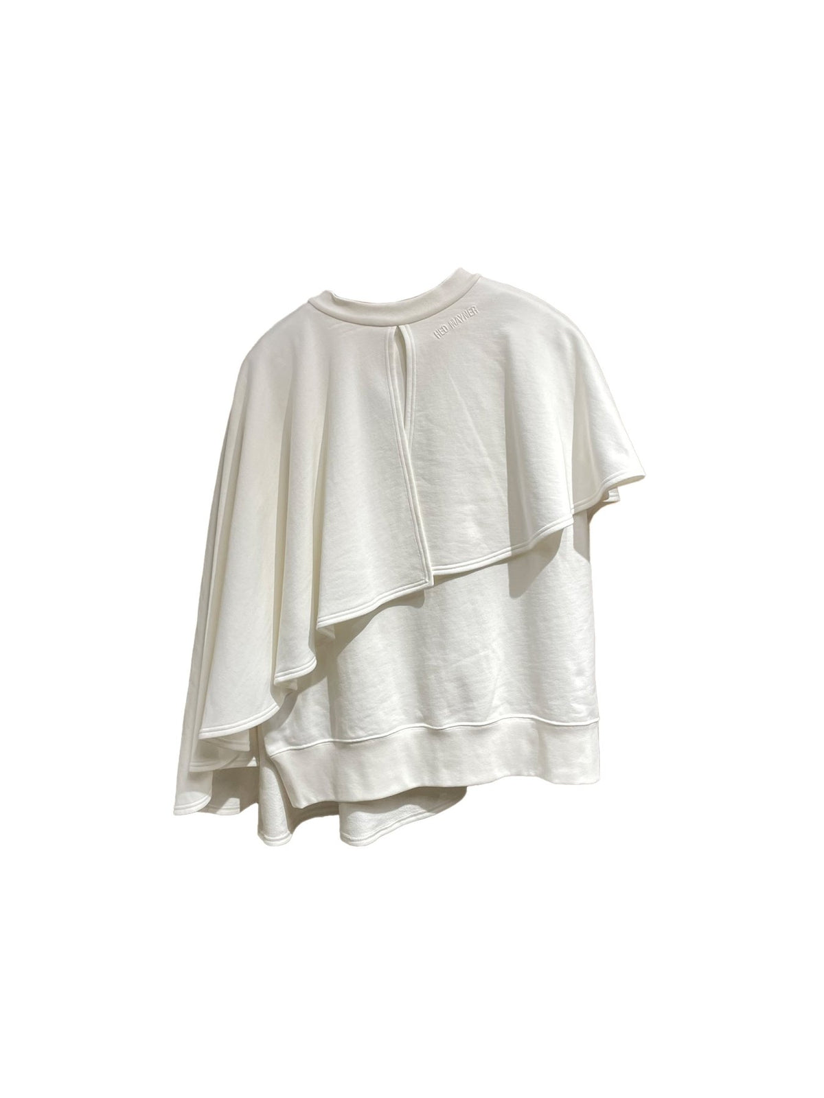 Hed Mayner Off White Sweatshirt With Cape