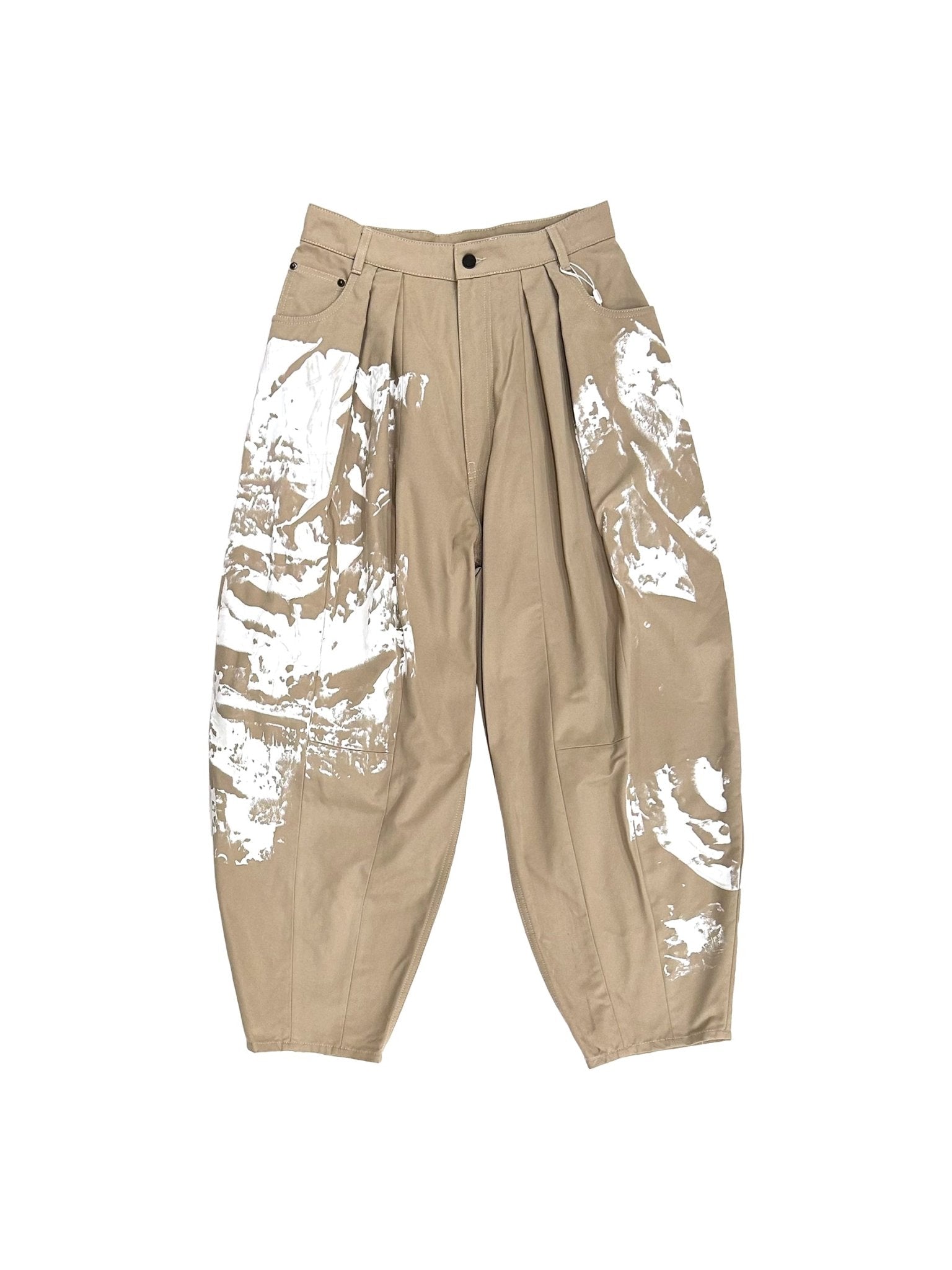 Hed Mayner - Painted Denim Pants - AW25 - 030 - MEDIUM GREY