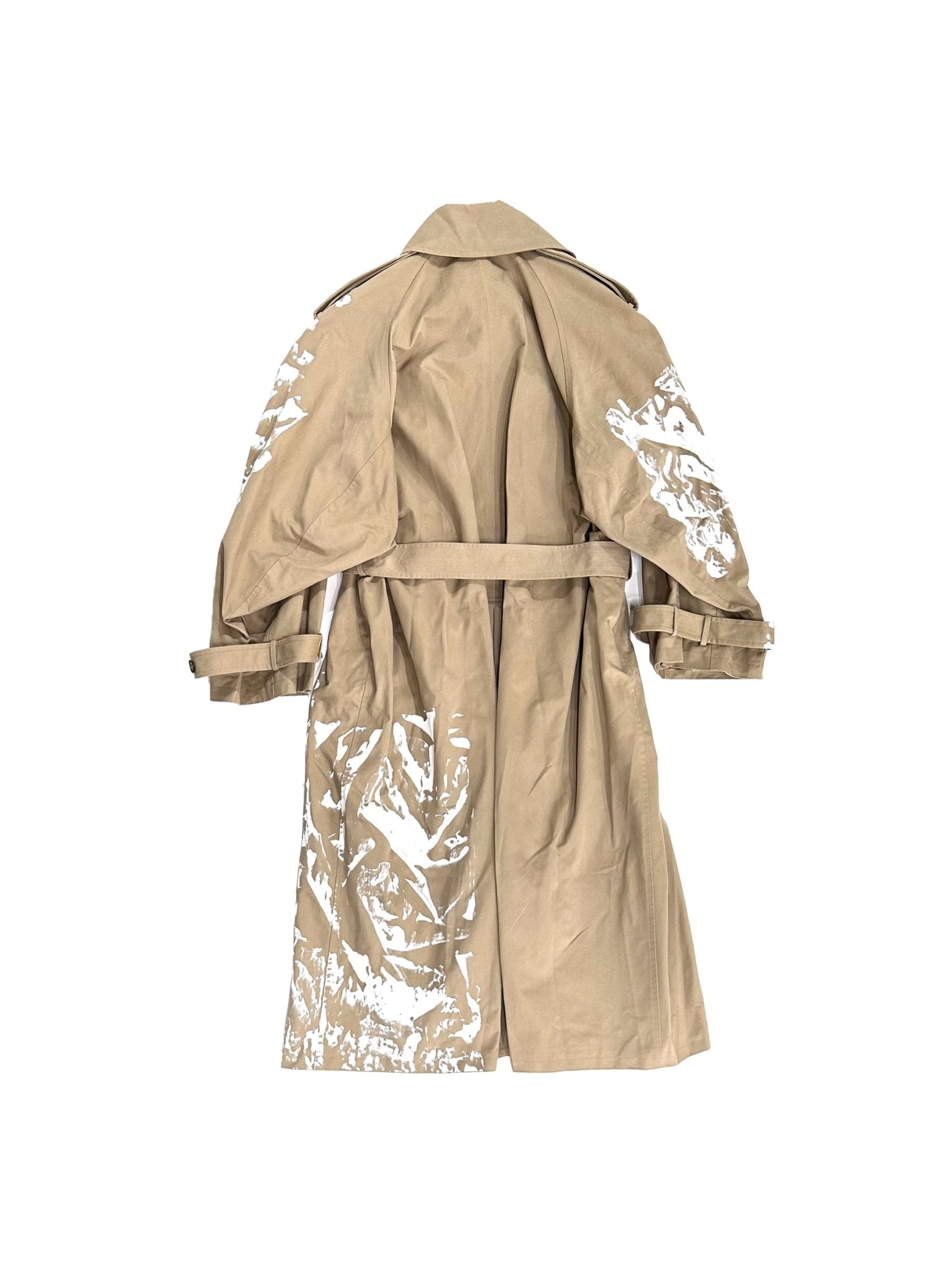 Hed Mayner - Painted Trench - AW25 - 030 - MEDIUM GREY