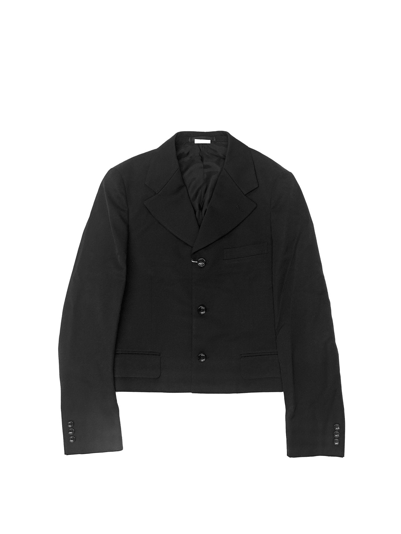 HOMME PLUS Black Fitted Jacket