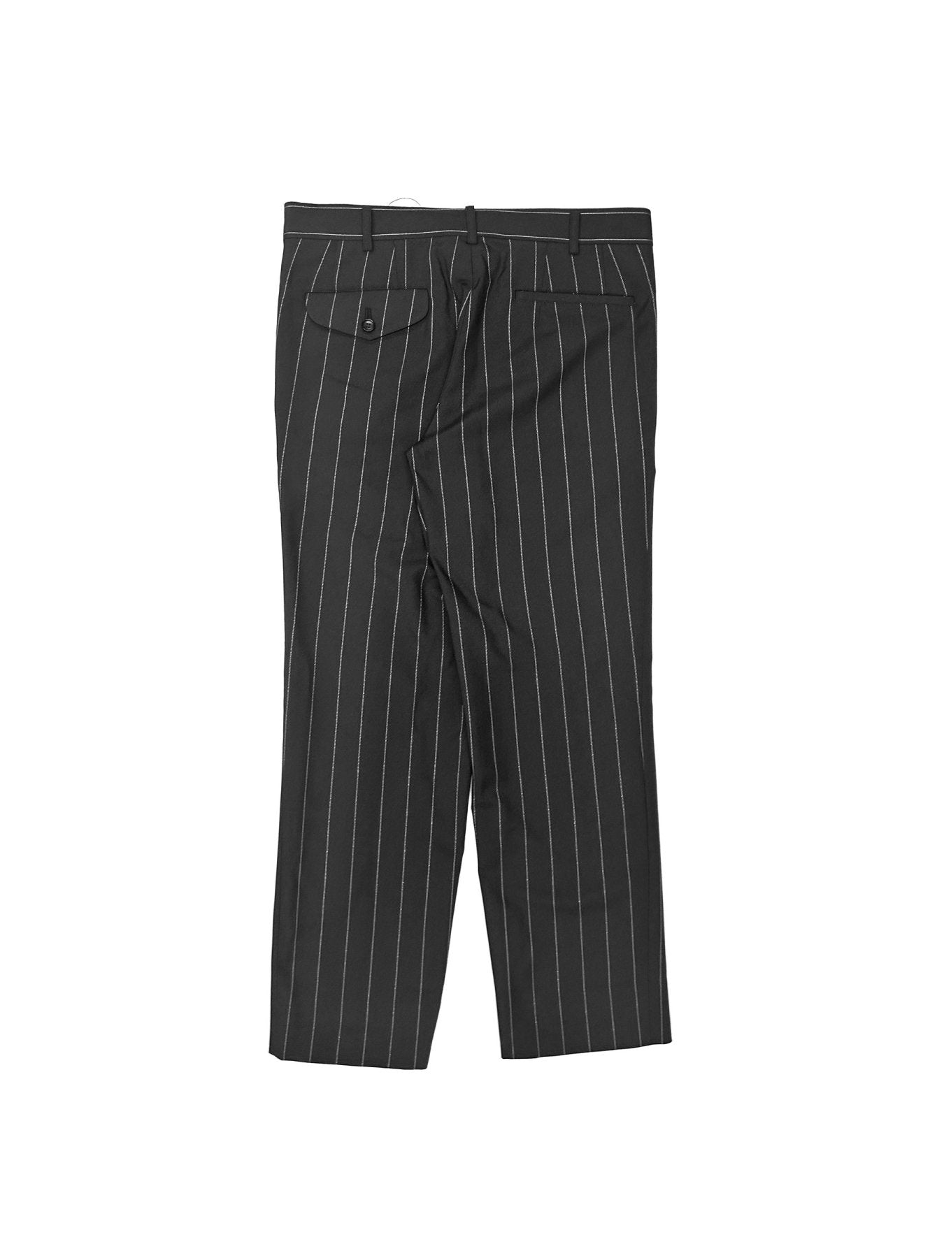 HOMME PLUS Black Mens Zipped Pants