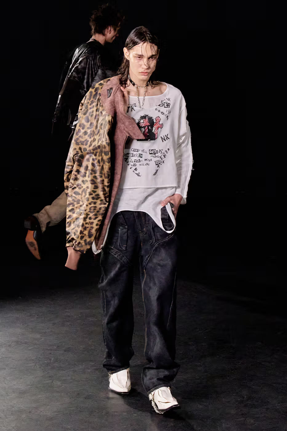 JUNTAE KIM White Layered Anacho Punk Long Sleeves