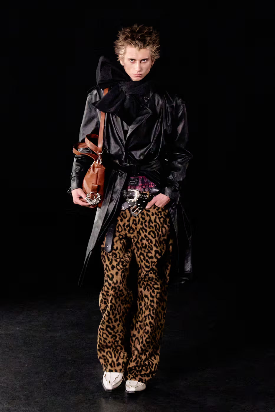 JUNTAE KIM Multi Layered Sagging Pants