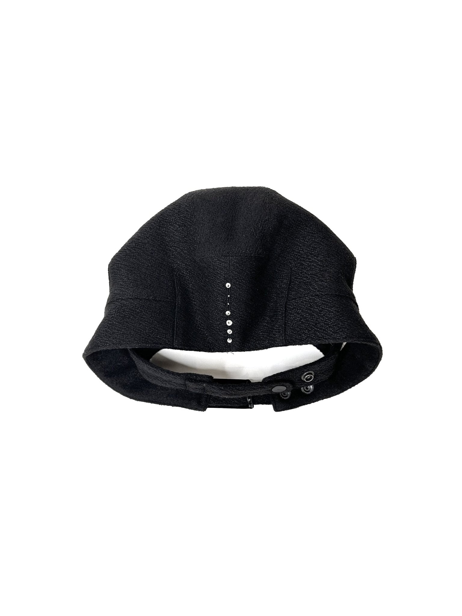 HYEIN SEO - Beaded Aviator Hat - AW25 - BLACK