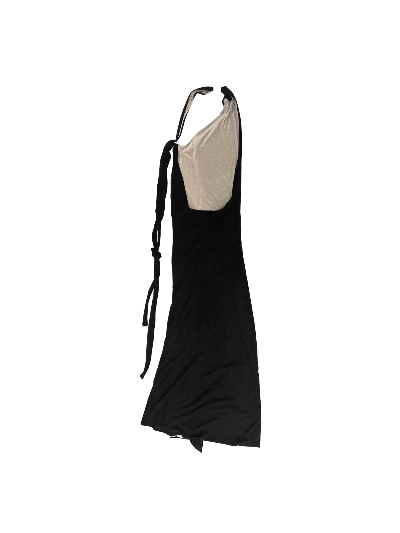 Hyein Seo Black Knotted Halter Dress